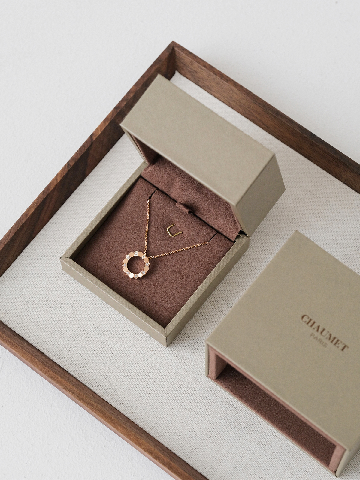 Ring pendant necklace