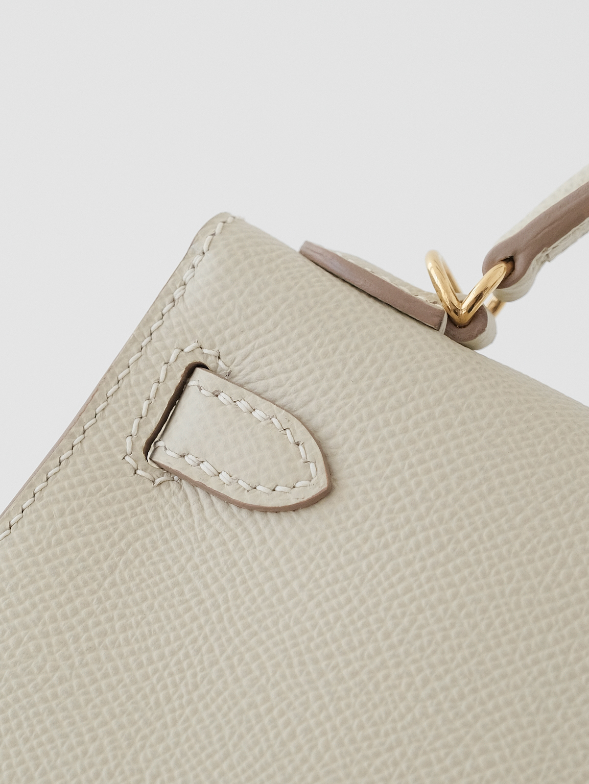 Mini kelly platinum buckle