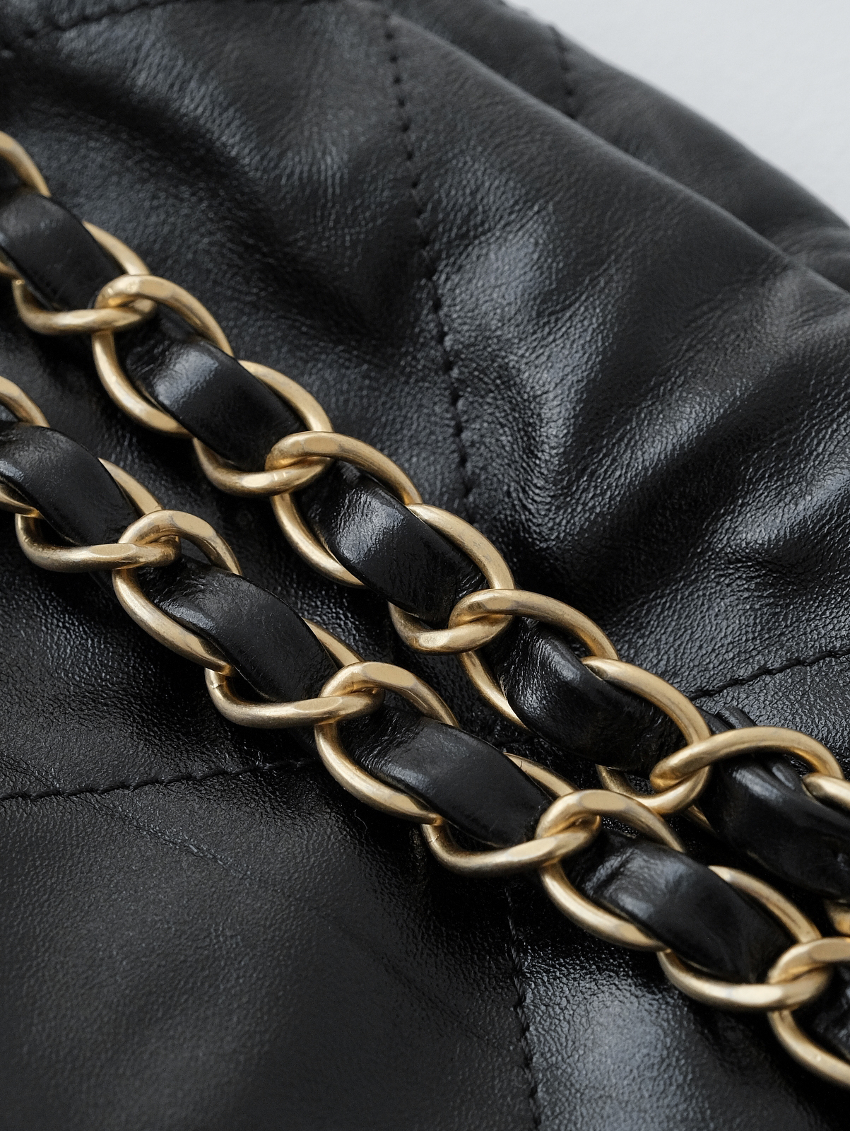 Chanel garbage bag trumpet