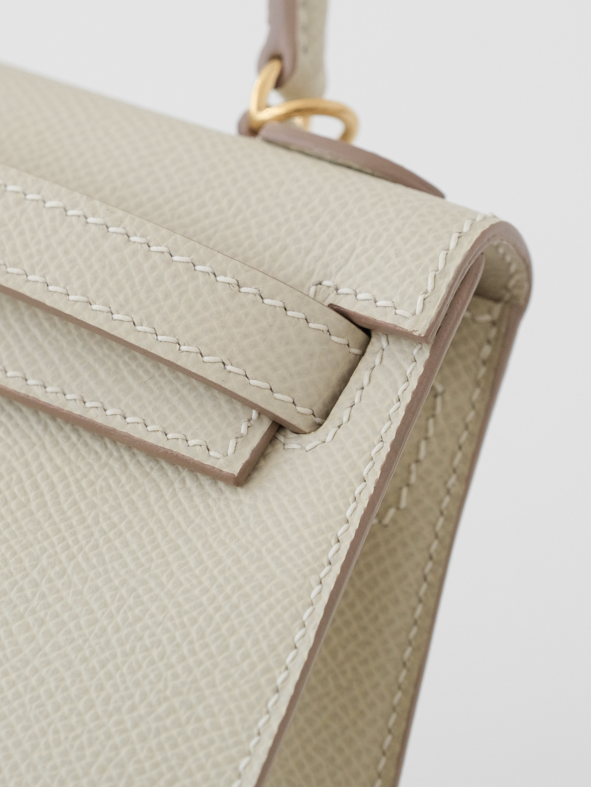 Mini kelly platinum buckle