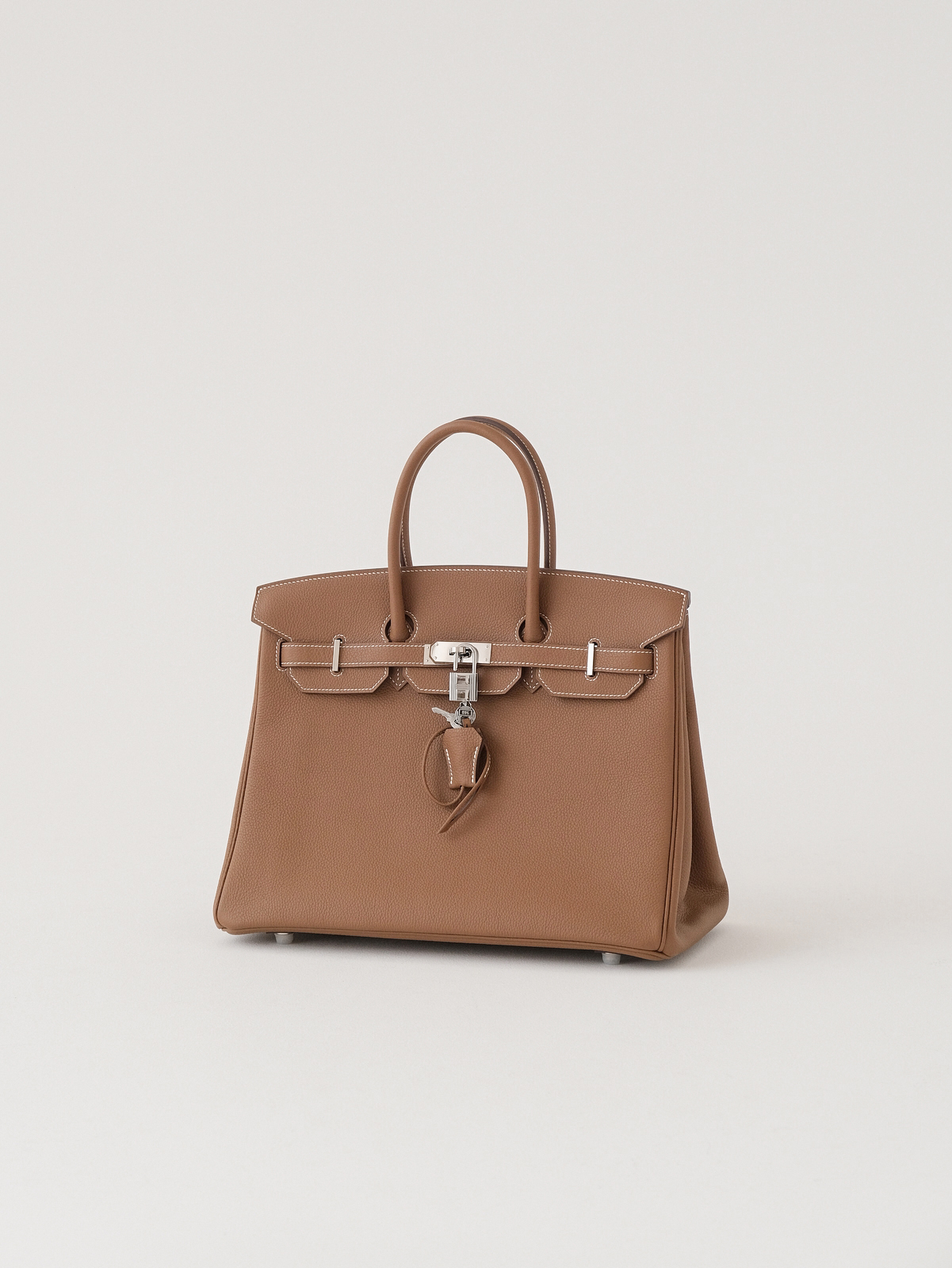 Hermes Birkin gold brown gold buckle