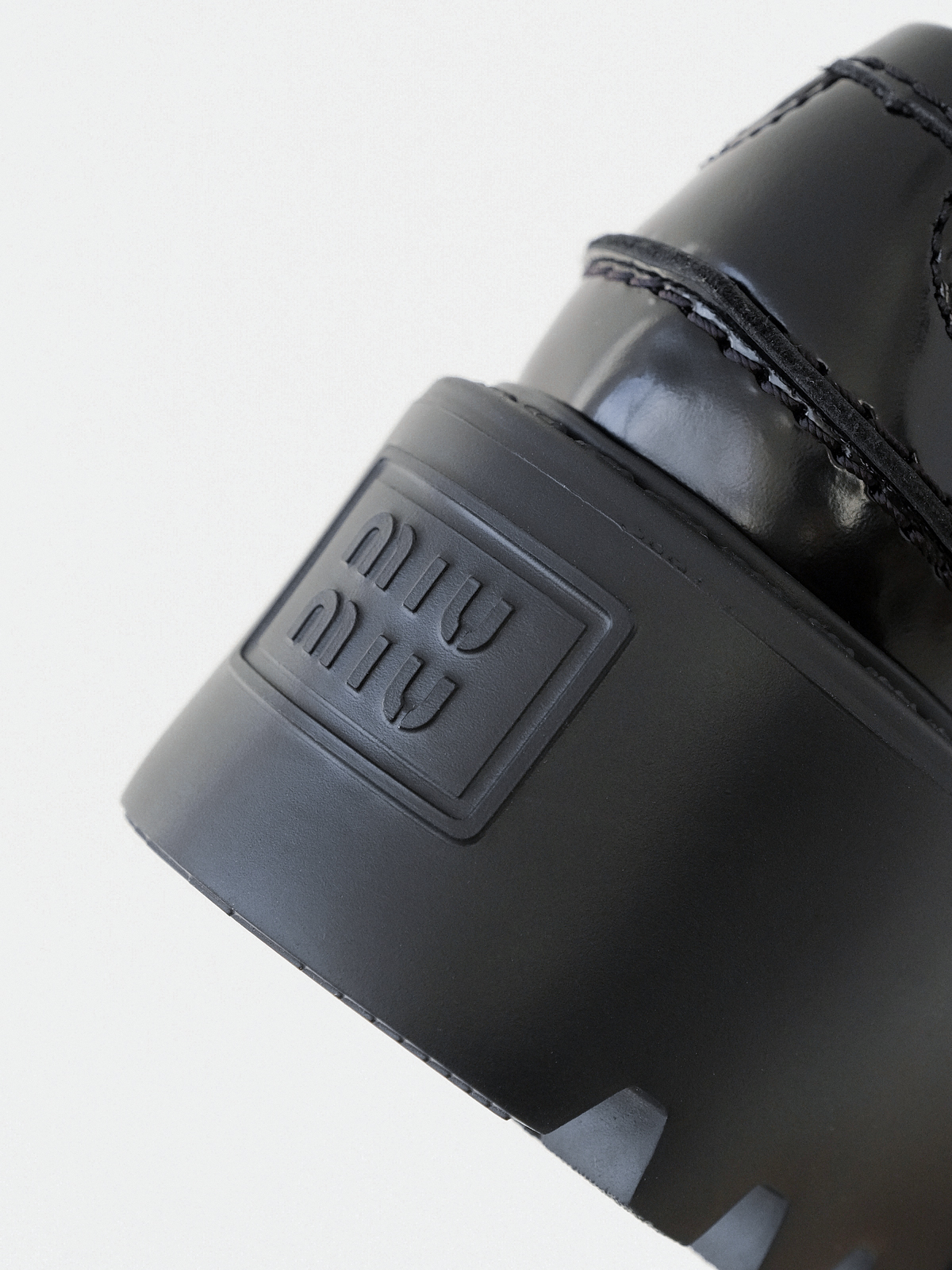 Miumiu thick-soled coin loafers