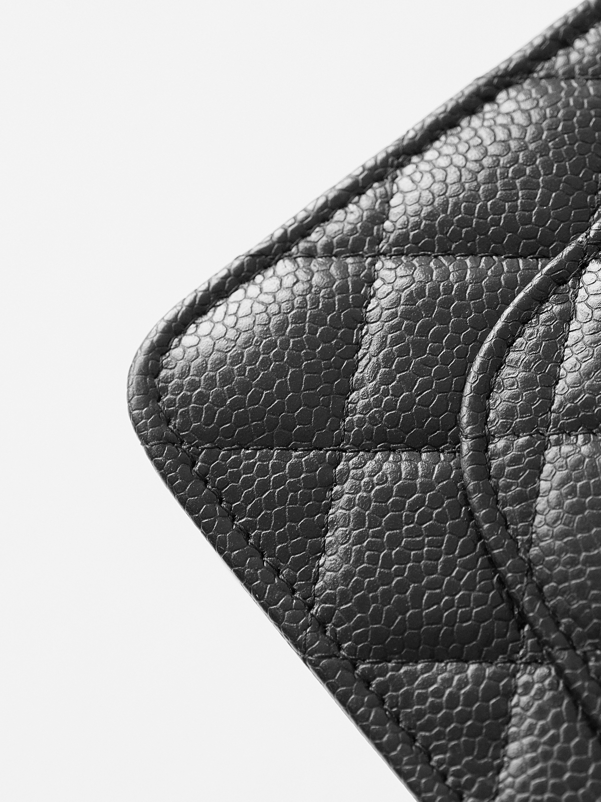 Black caviar gold buckle