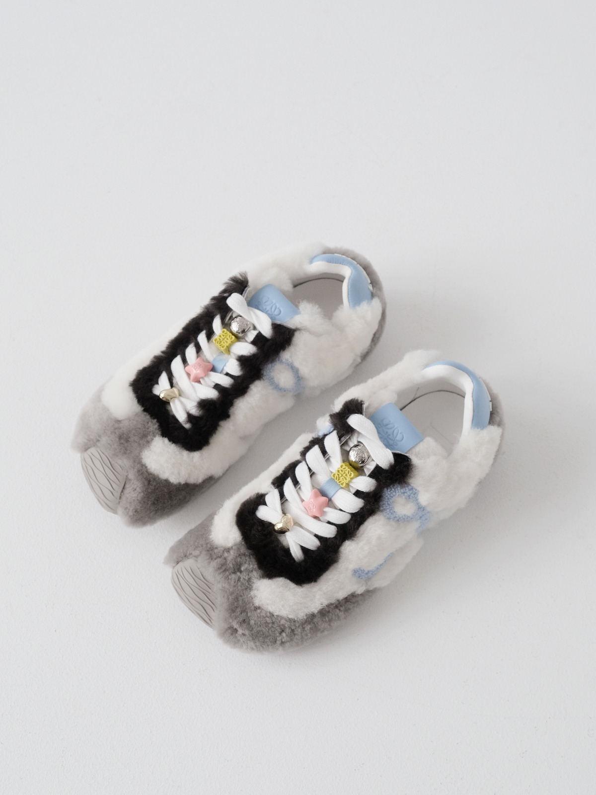 LOEWE  fuzzy sneakers