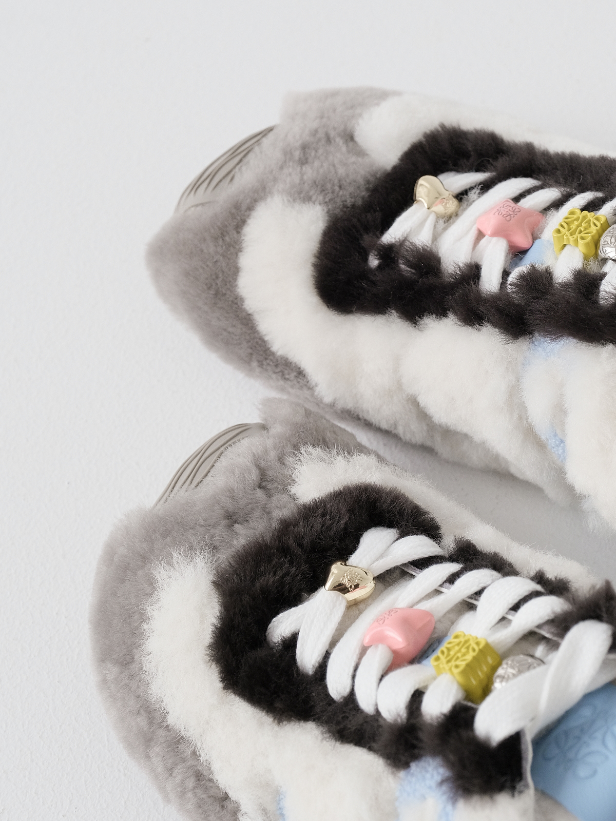 LOEWE  fuzzy sneakers