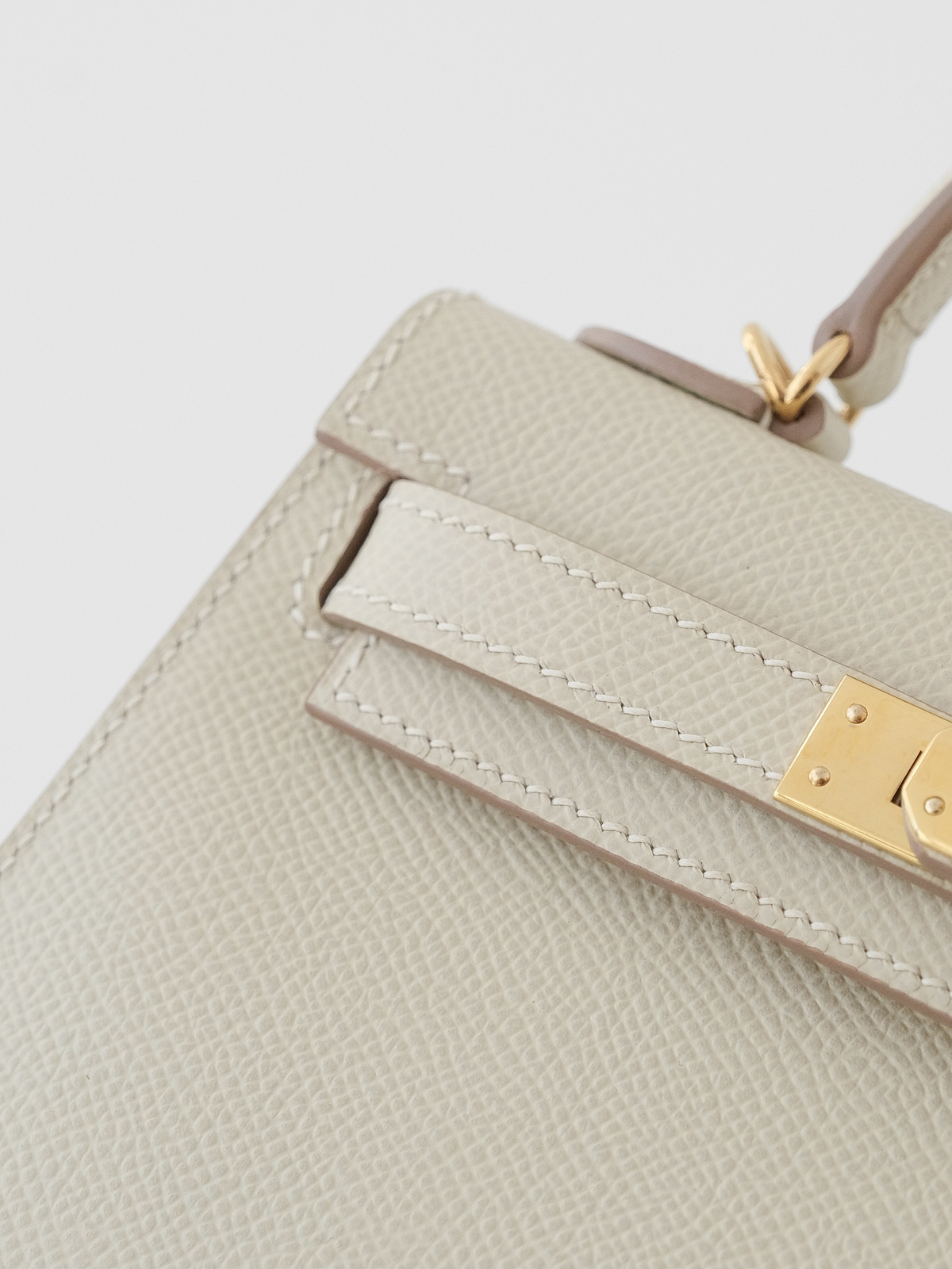 Mini kelly platinum buckle