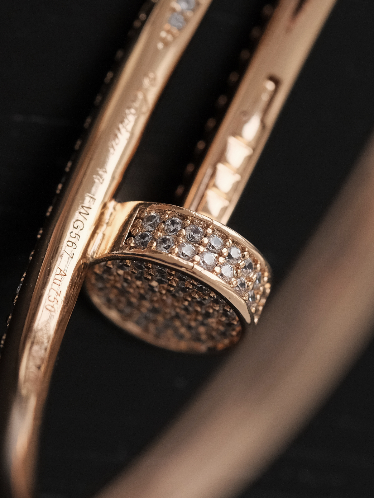 Cartier nail bracelet