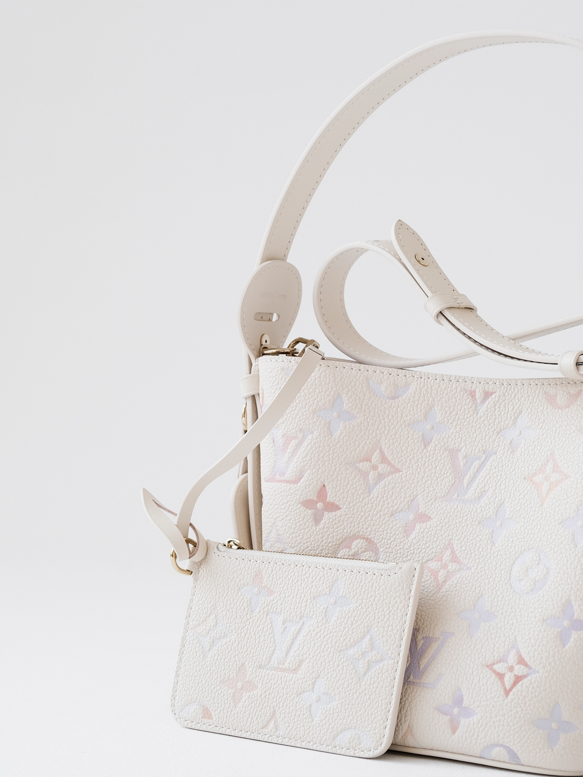 Allinbb bucket-beige gradient bag