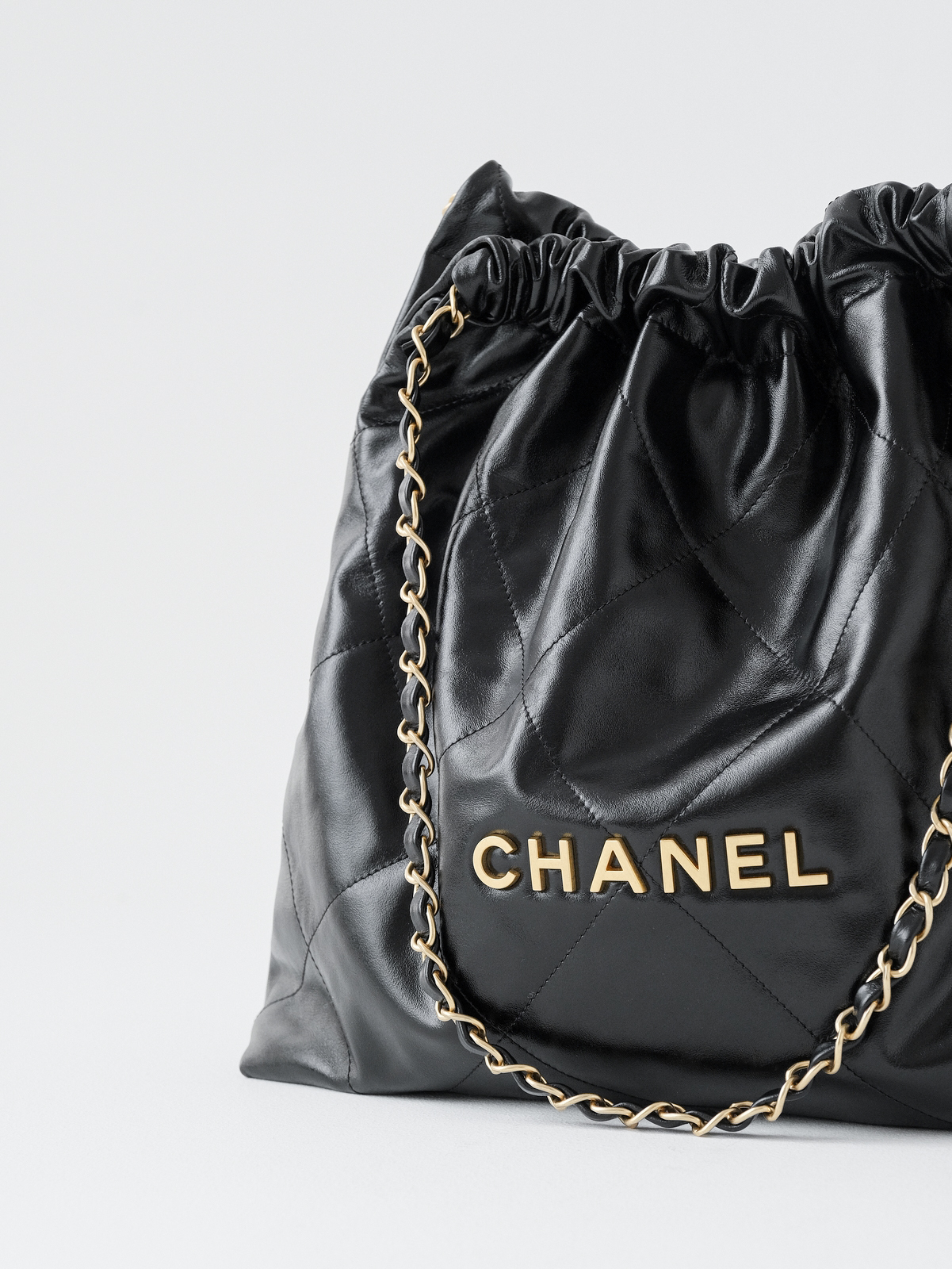 Chanel garbage bag trumpet