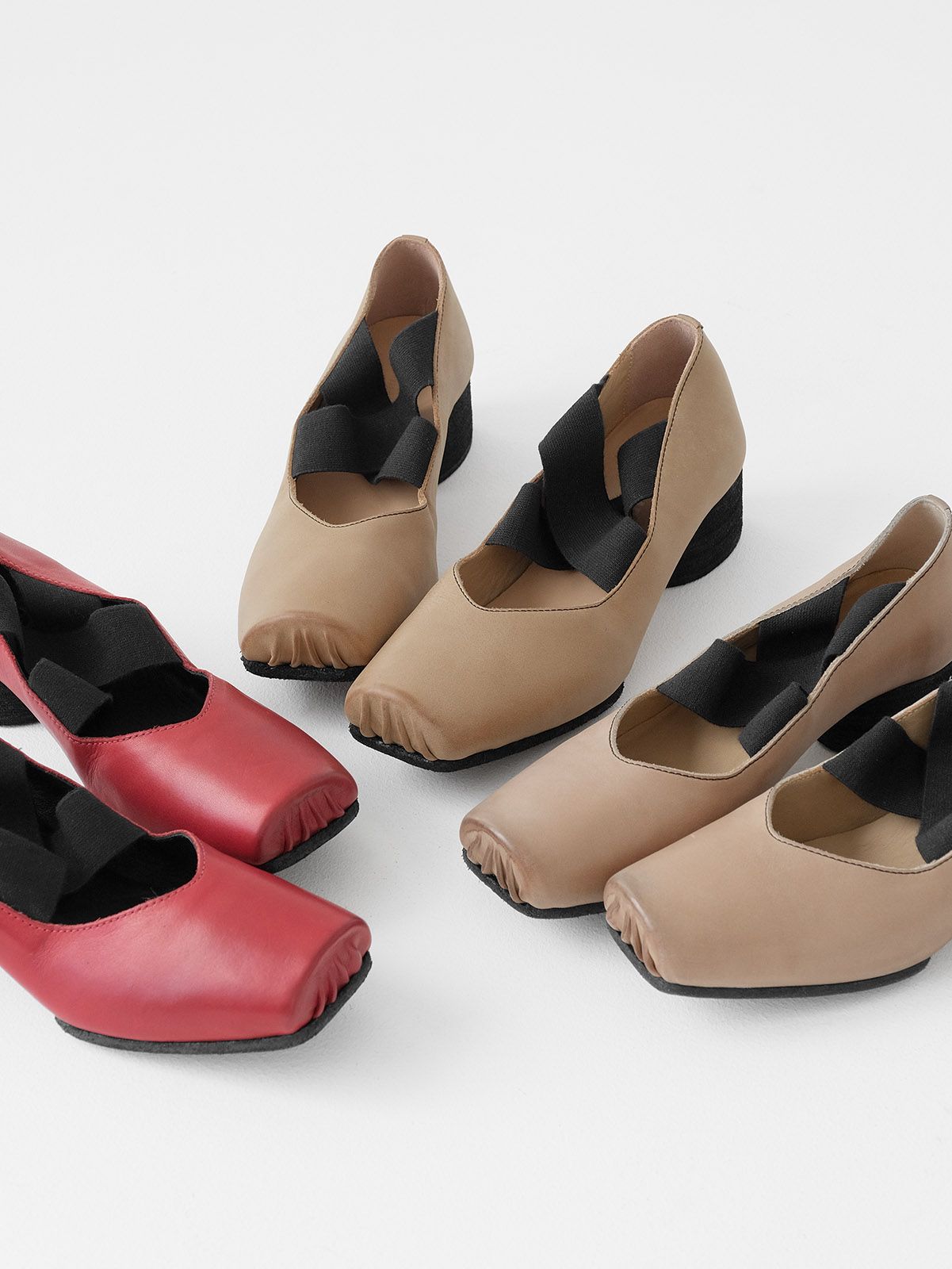 UMA WANG  Square toe ballet shoes