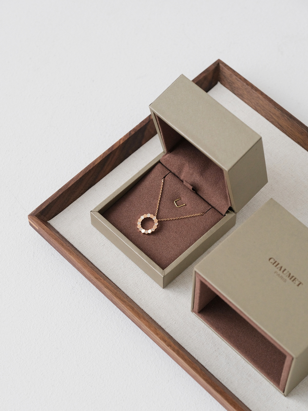 Ring pendant necklace