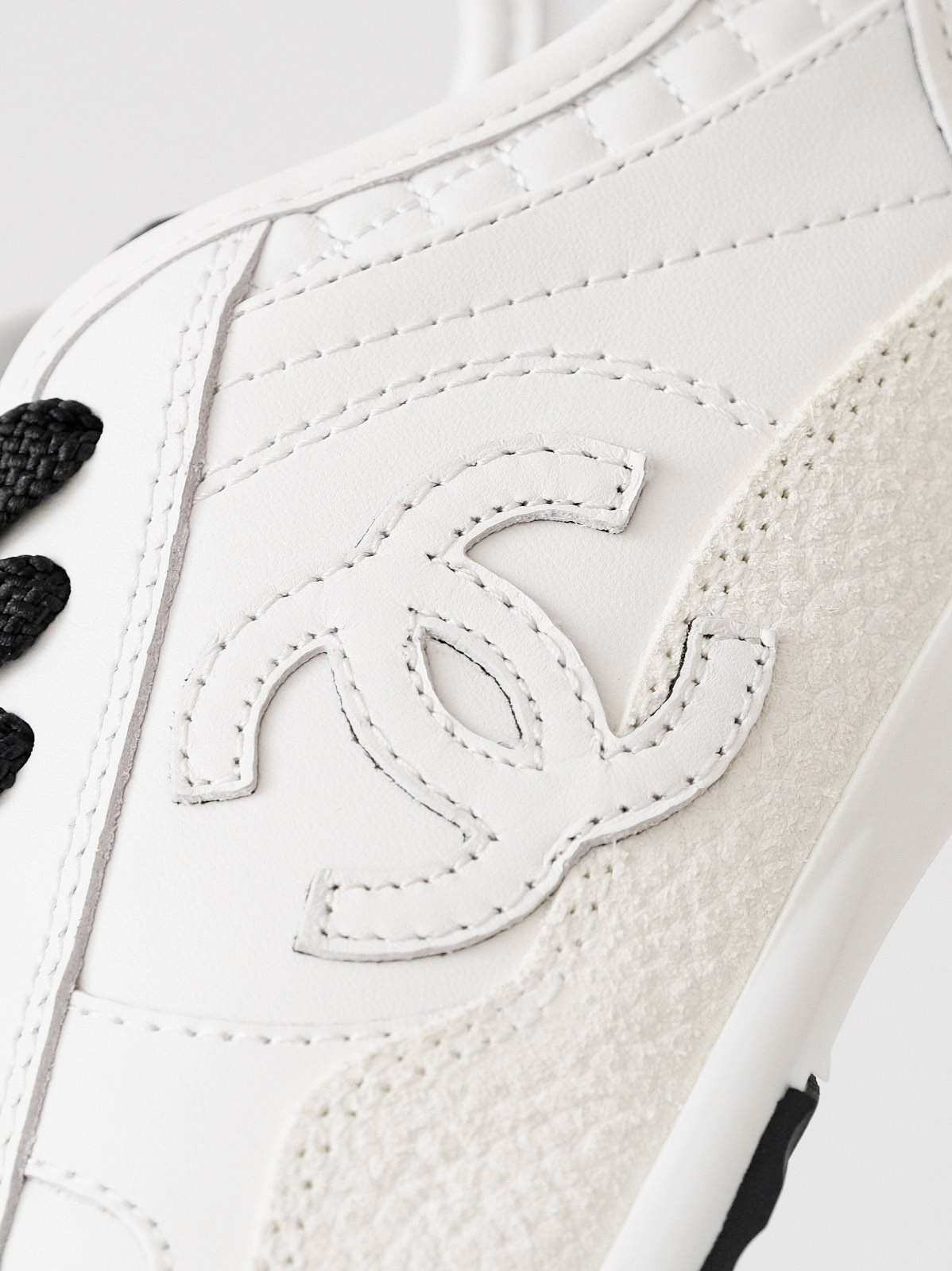 Chanel suede shoes with thin soles