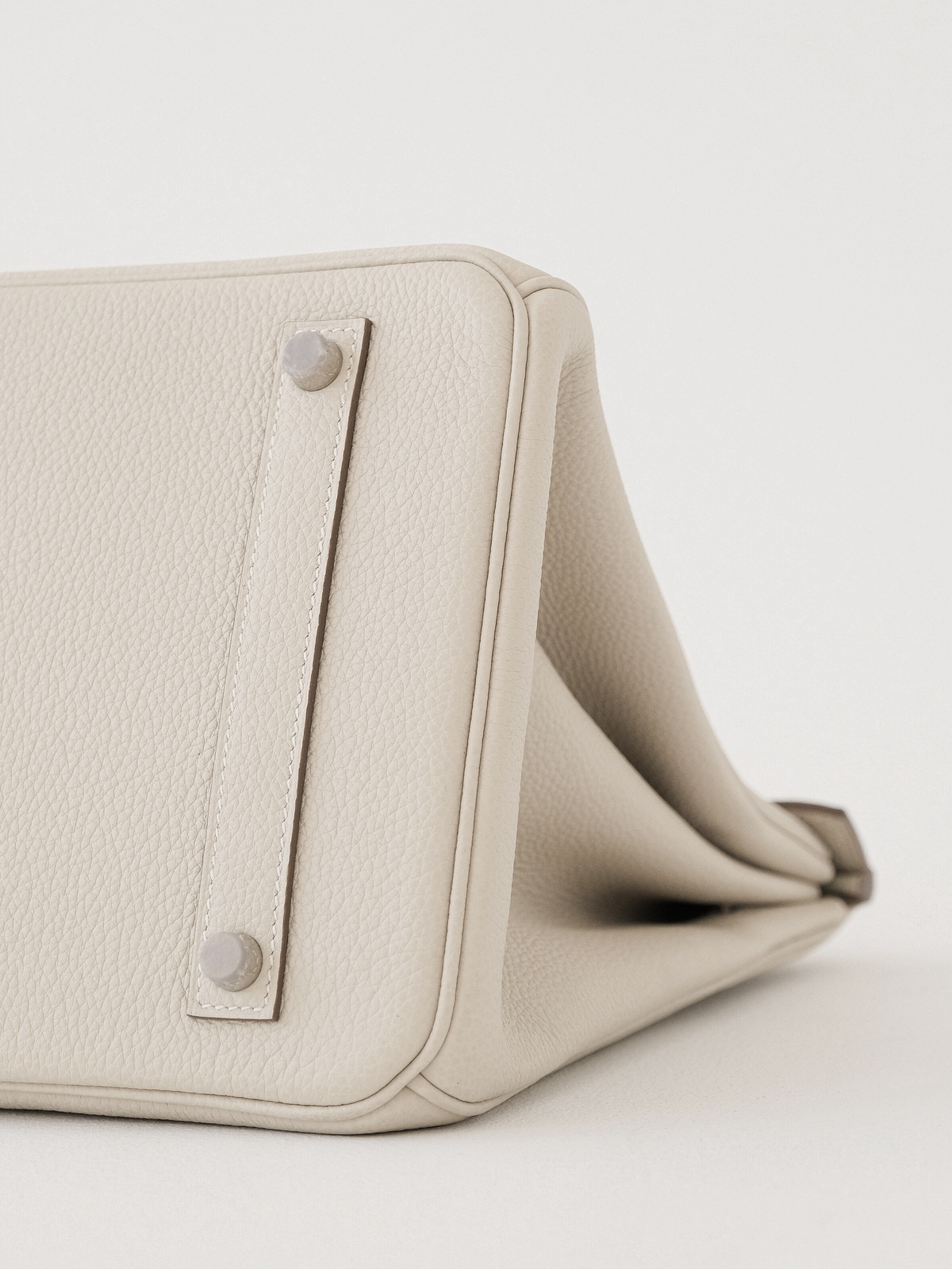 Hermes milkshake platinum buckle