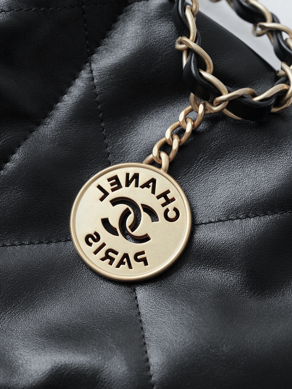 Chanel garbage bag medium