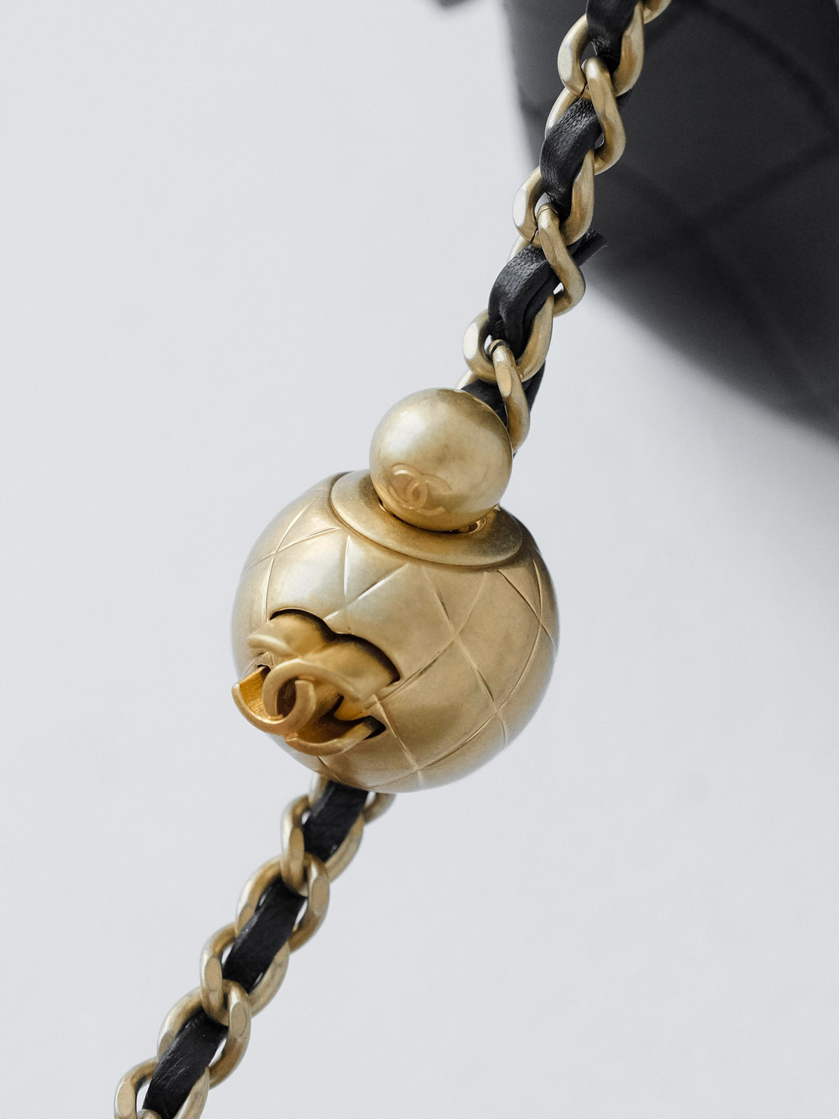 Chanel golden ball square fat man