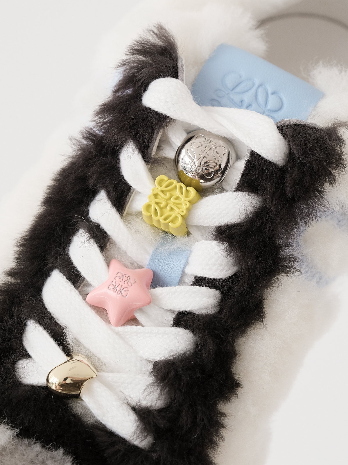 LOEWE  fuzzy sneakers