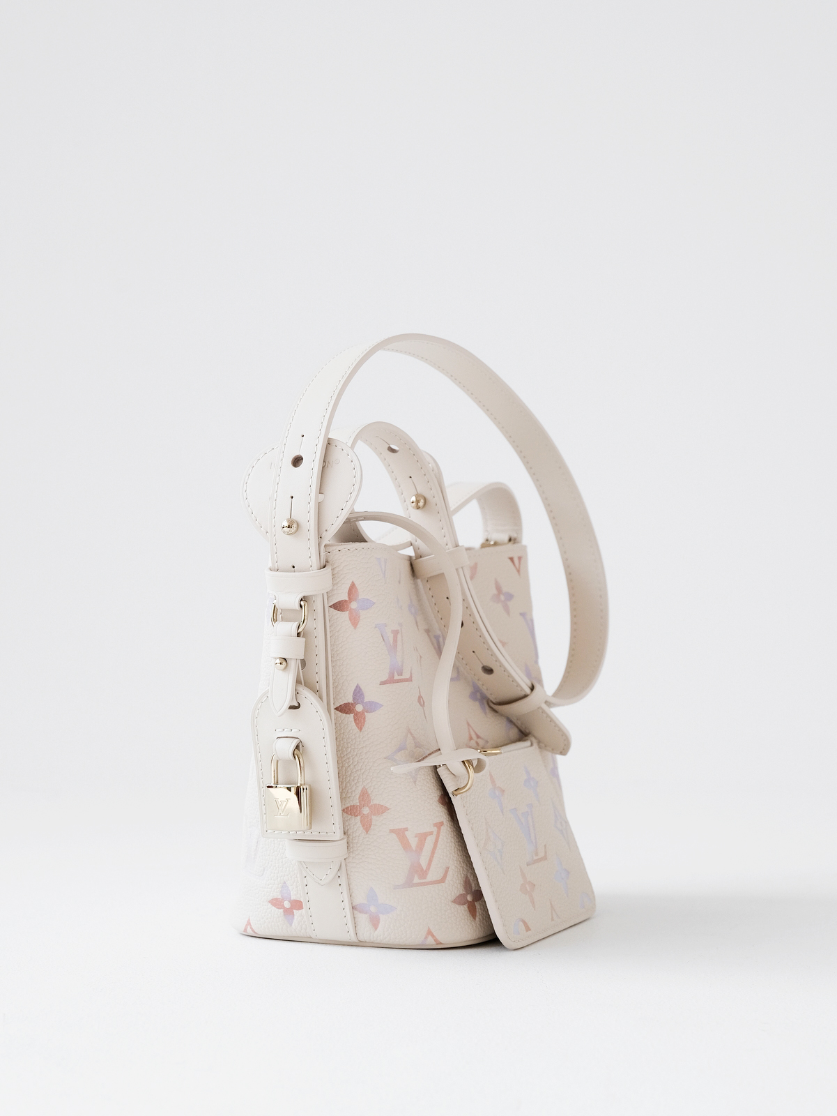Allinbb bucket-beige gradient bag