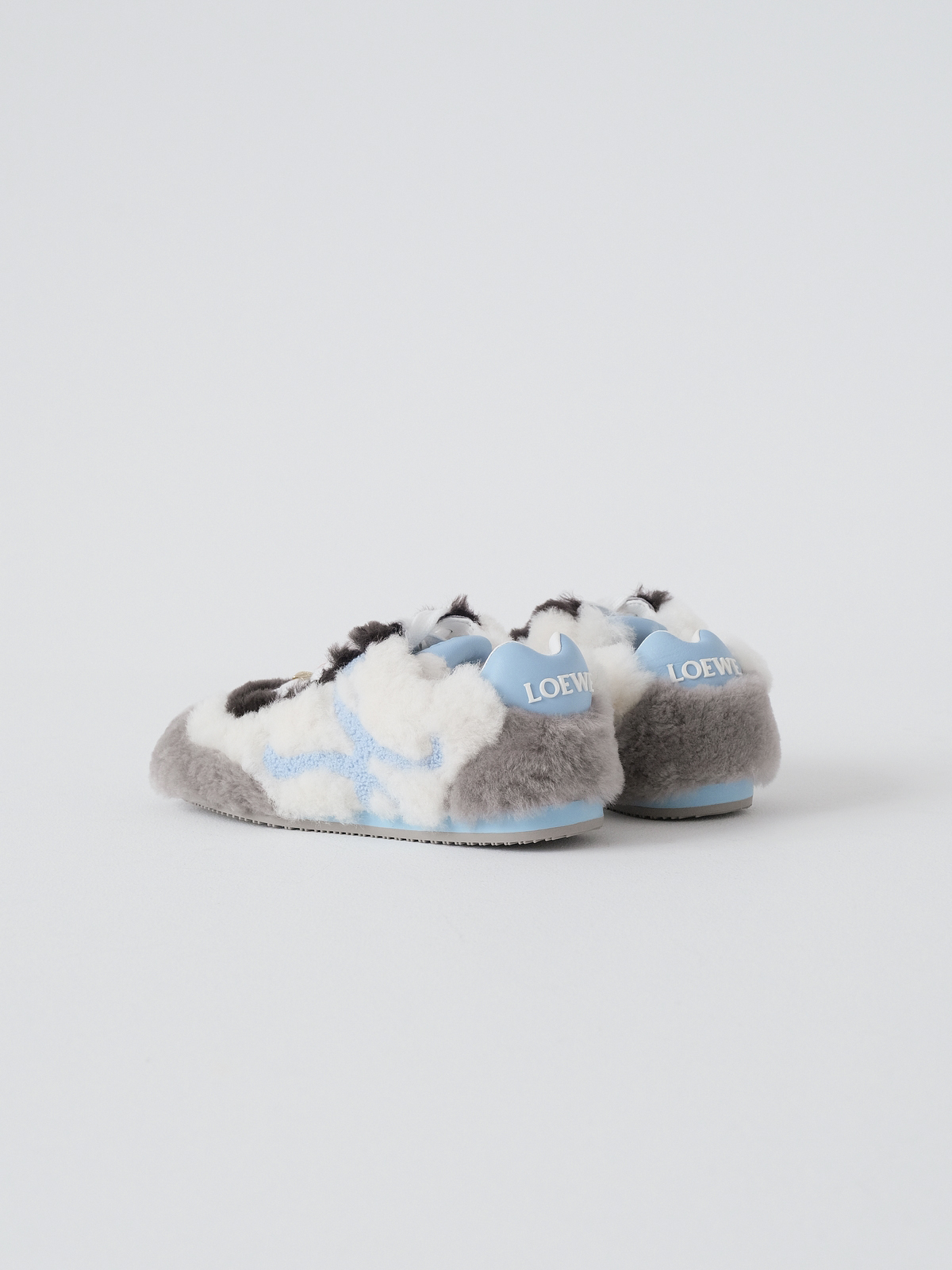 LOEWE  fuzzy sneakers