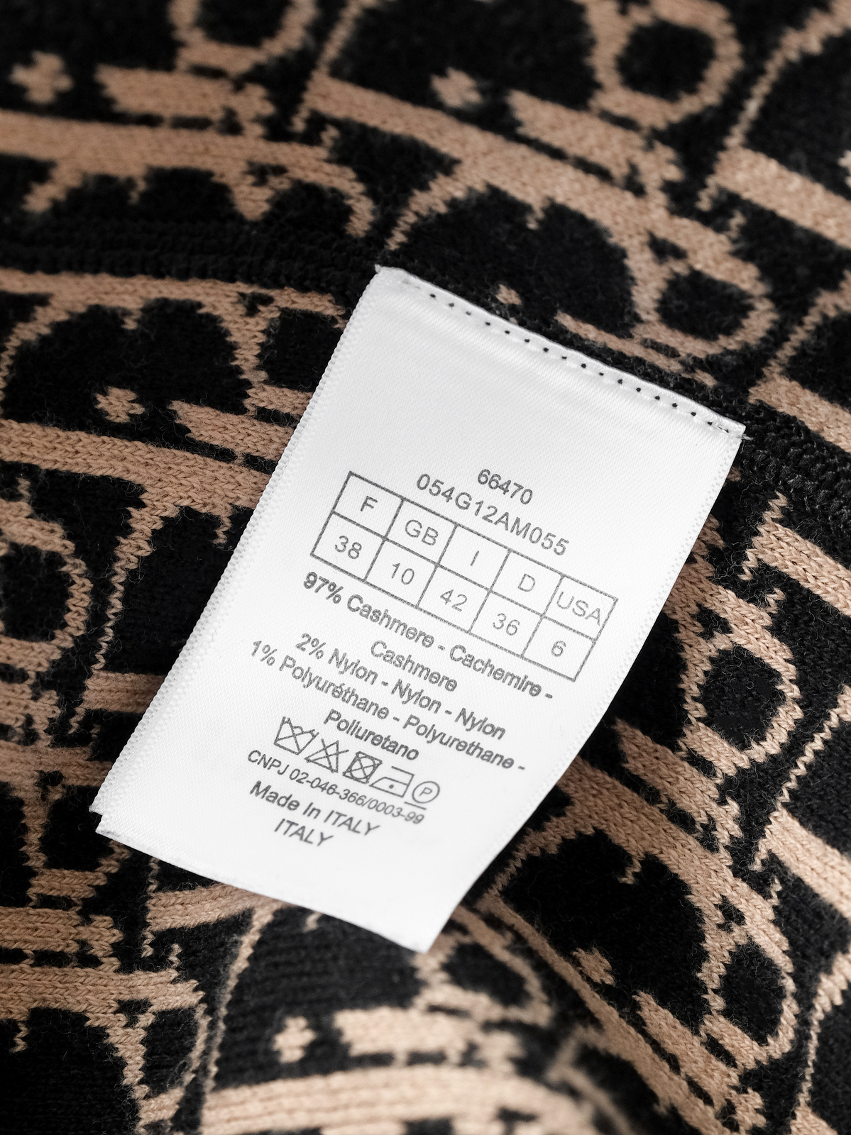 Dior blue jacquard hooded coat