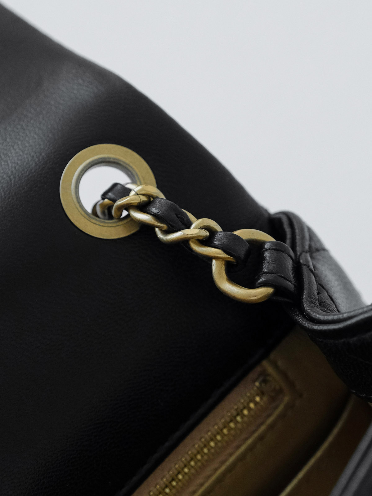 Chanel golden ball square fat man