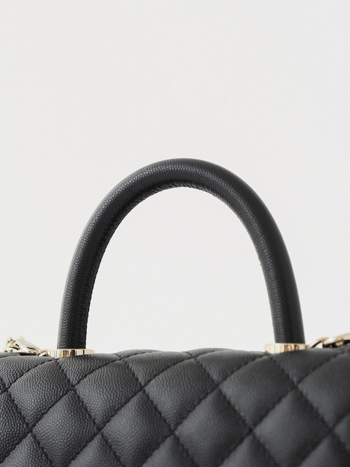 Small black gold bag