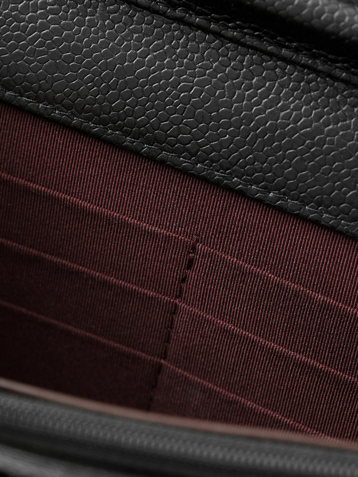 Black caviar gold buckle