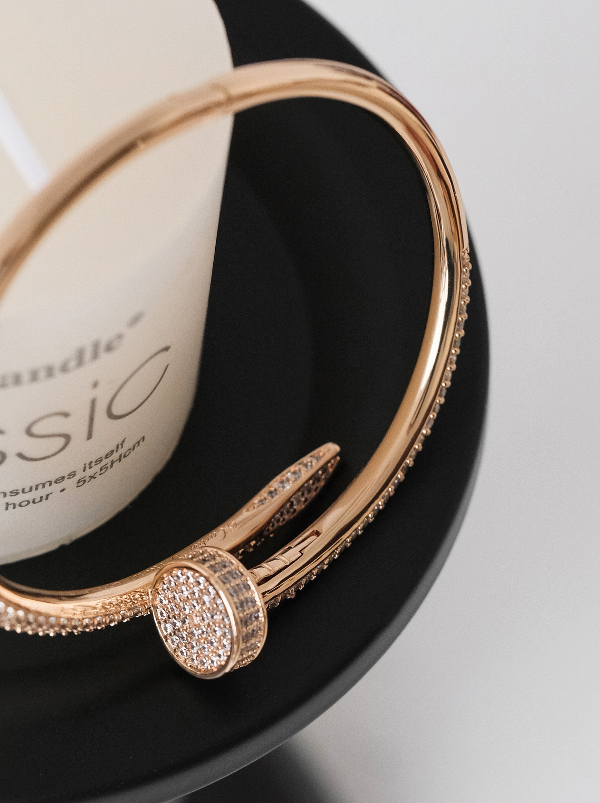 Cartier nail bracelet