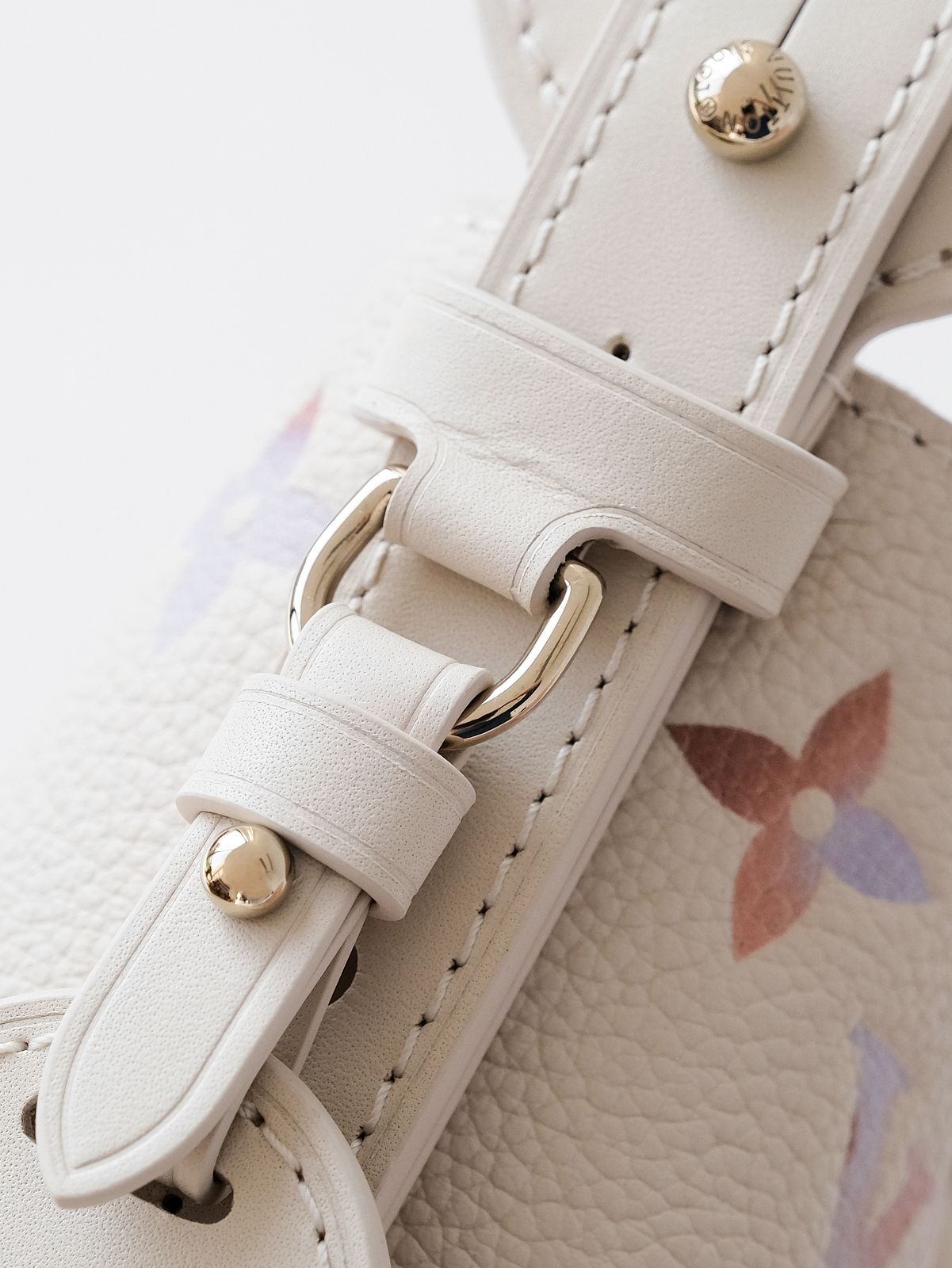 Allinbb bucket-beige gradient bag