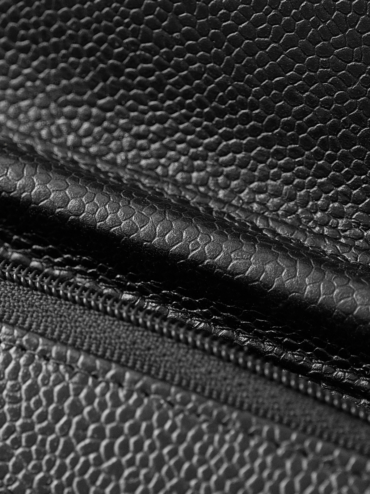 Black caviar gold buckle