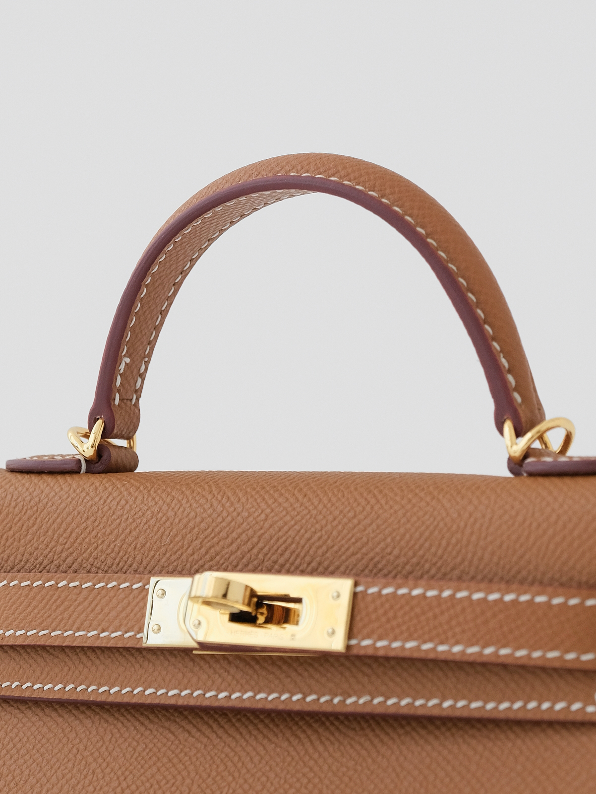 Mini kelly platinum buckle