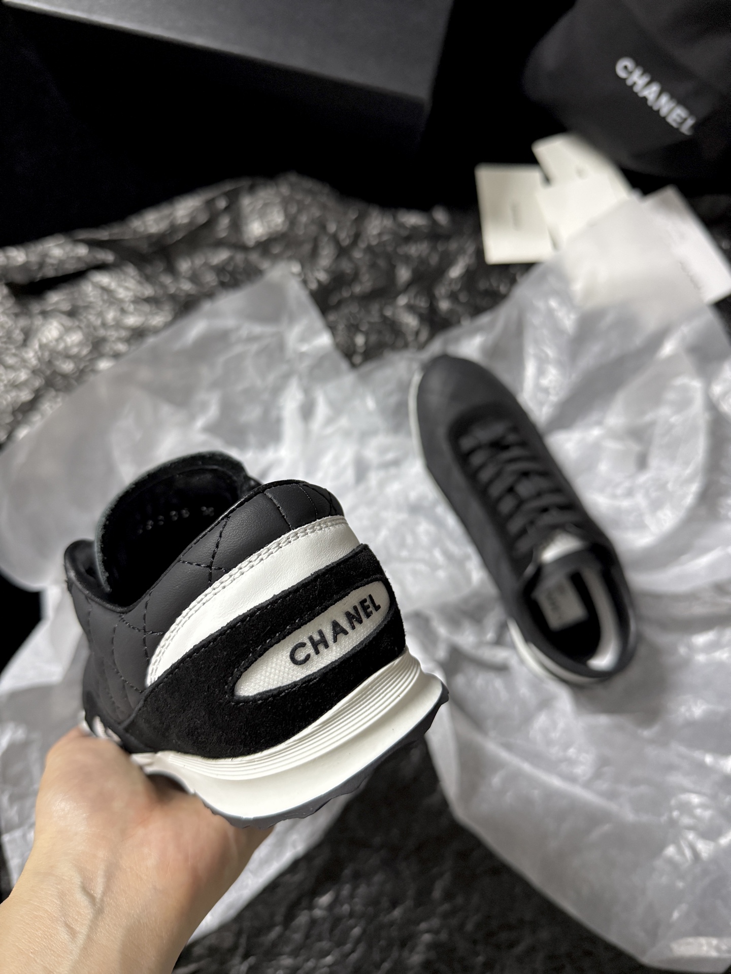 Chanel Quilted Pattern Shoes