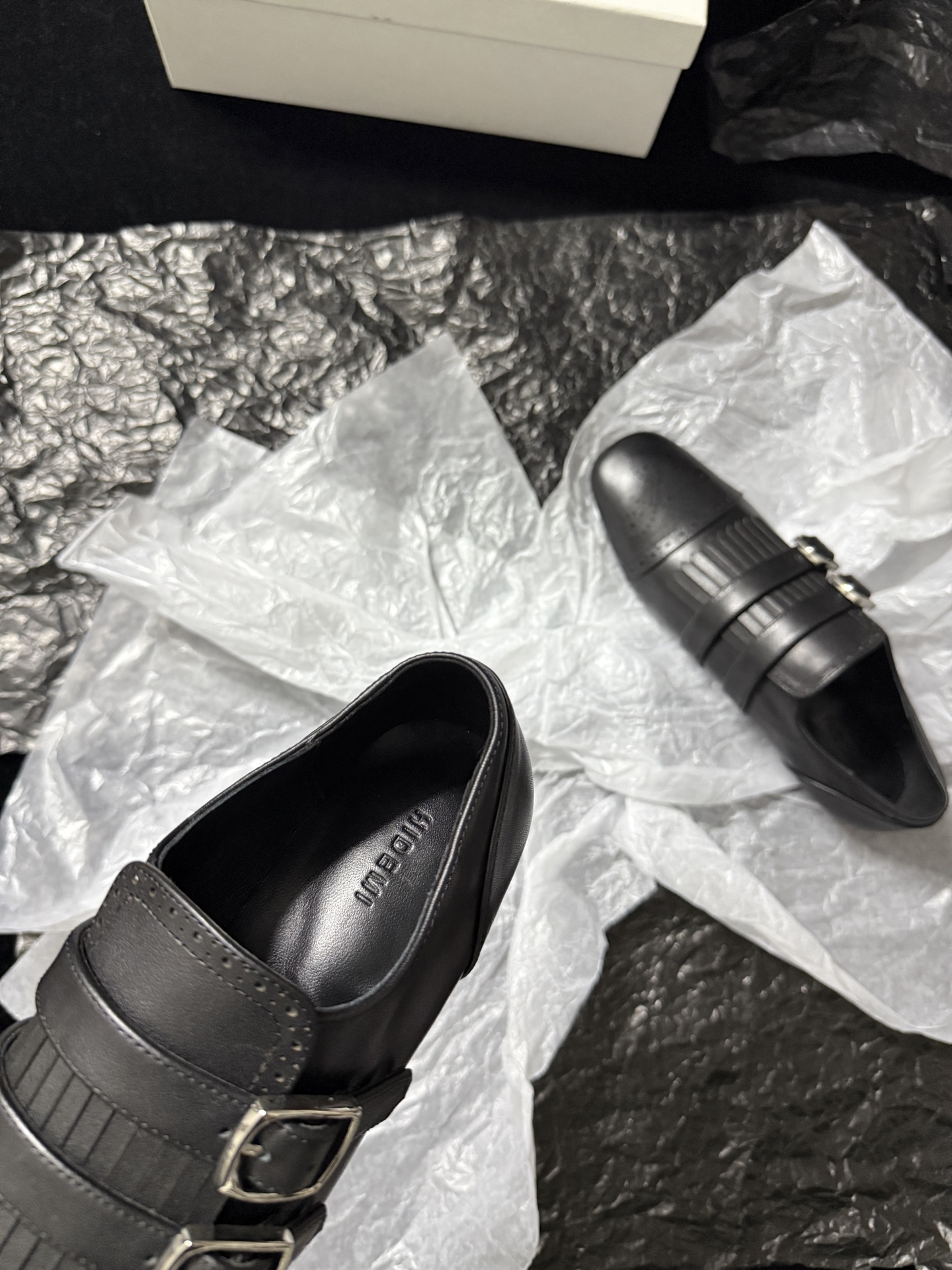 HIDEM 25AW New Arrival: Tassel Double-Buckle Loafer