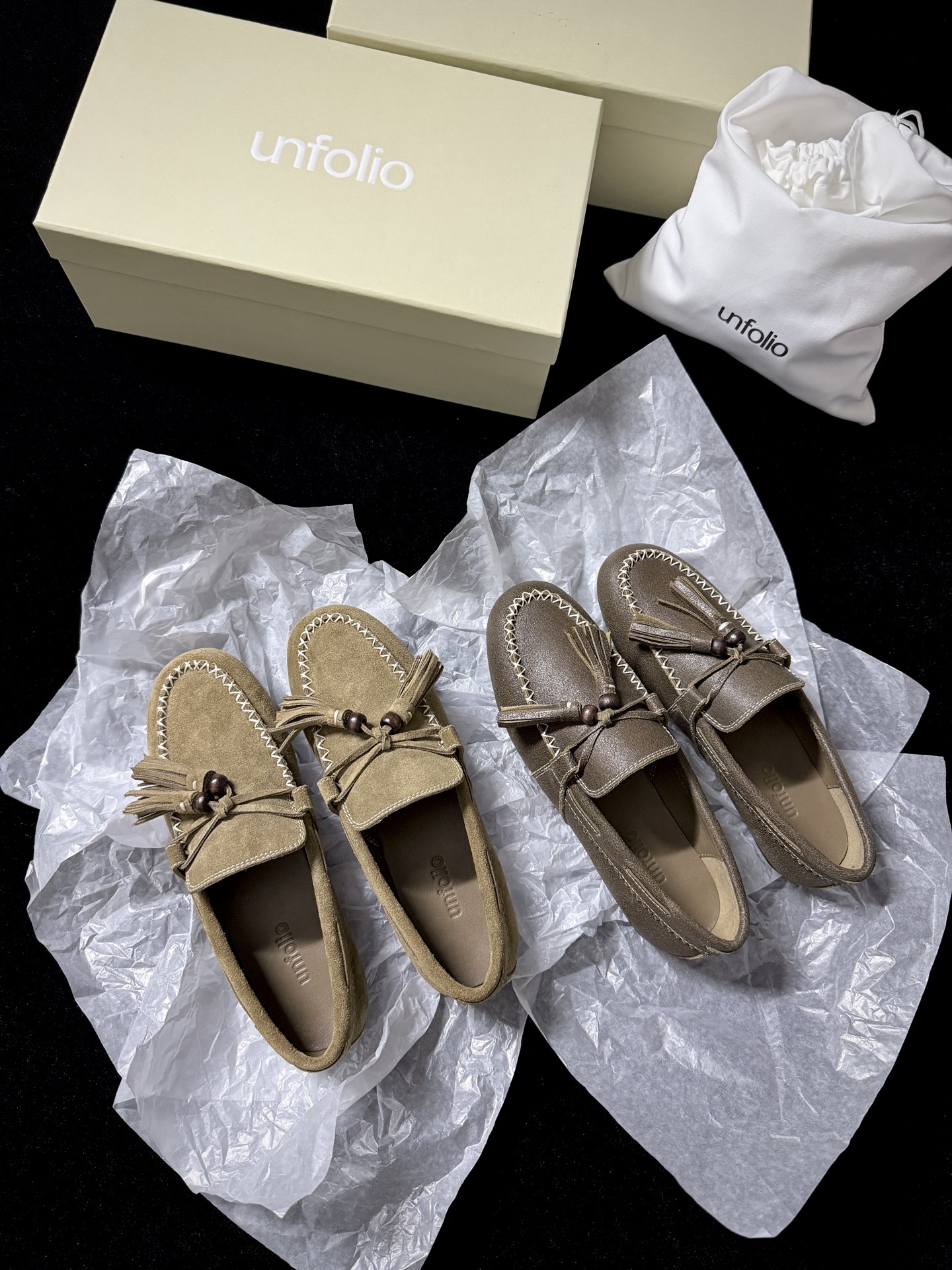 UNFOLIO Tassel Loafers