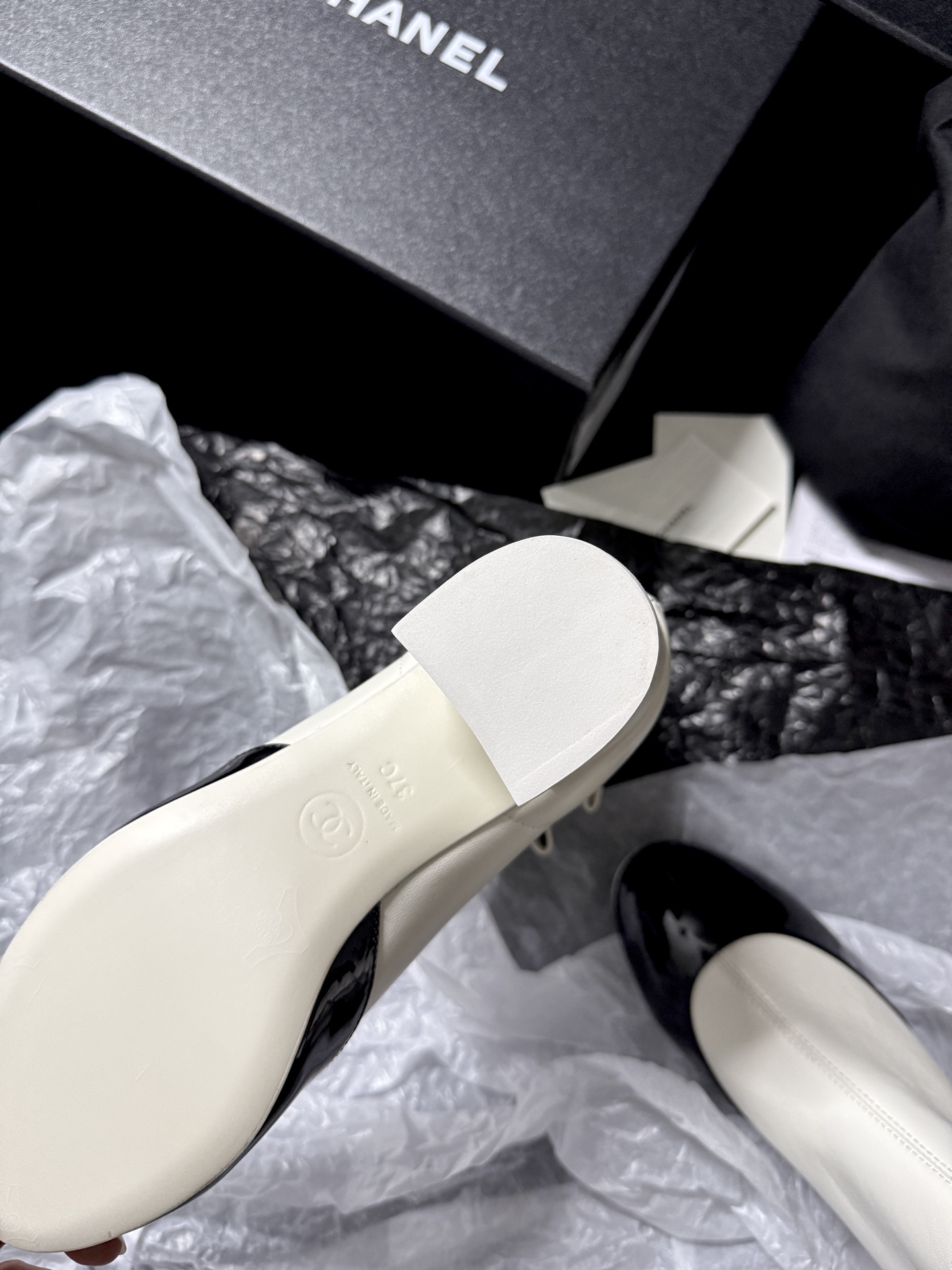 Chanel ruffled ankle boots