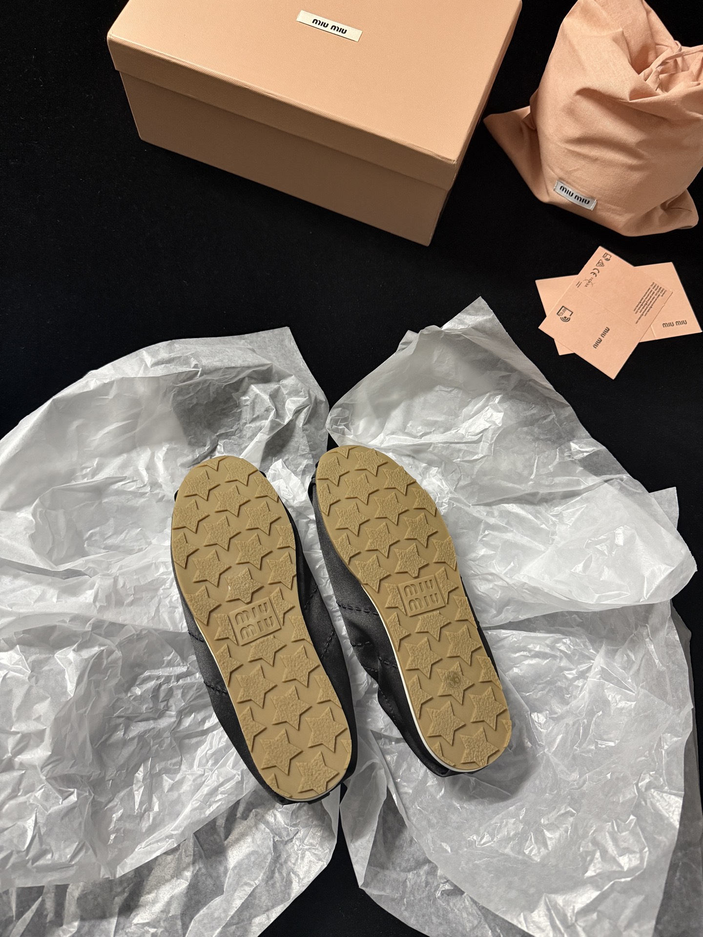 Miu Miu satin sneakers