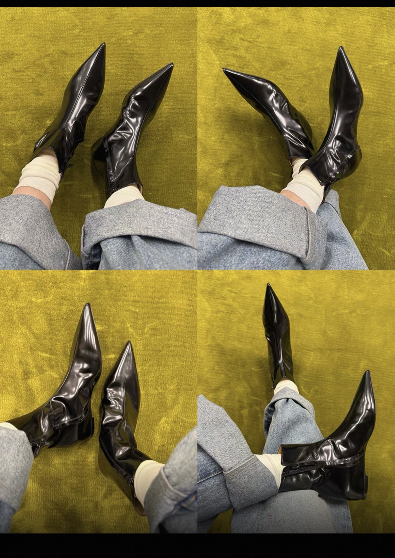 HIDEMPointed Toe Ankle Boots*