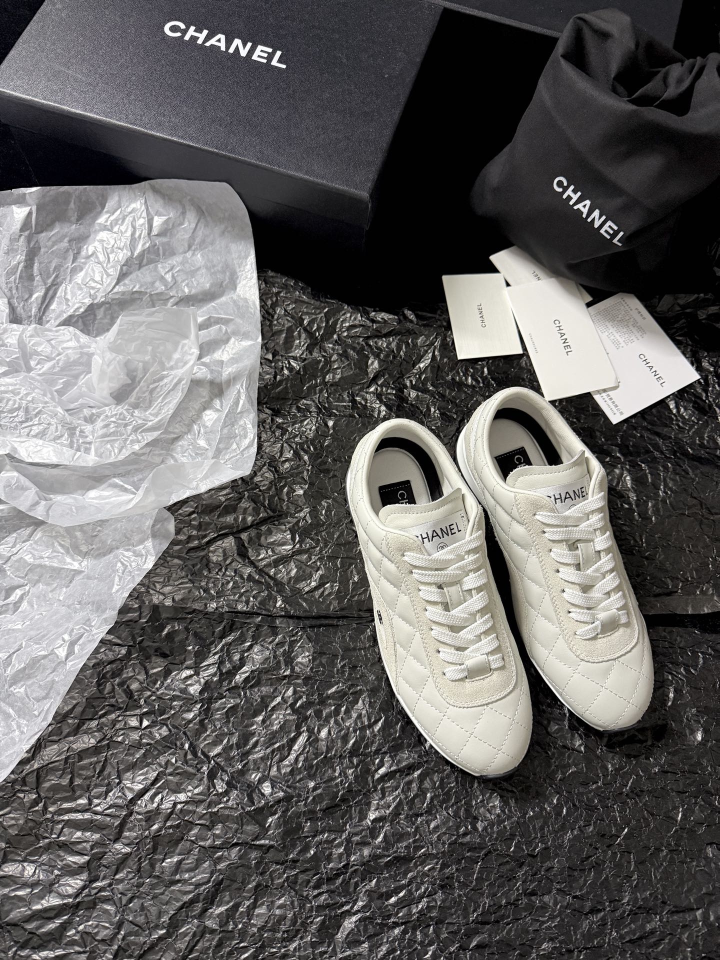 Chanel Quilted Pattern Shoes