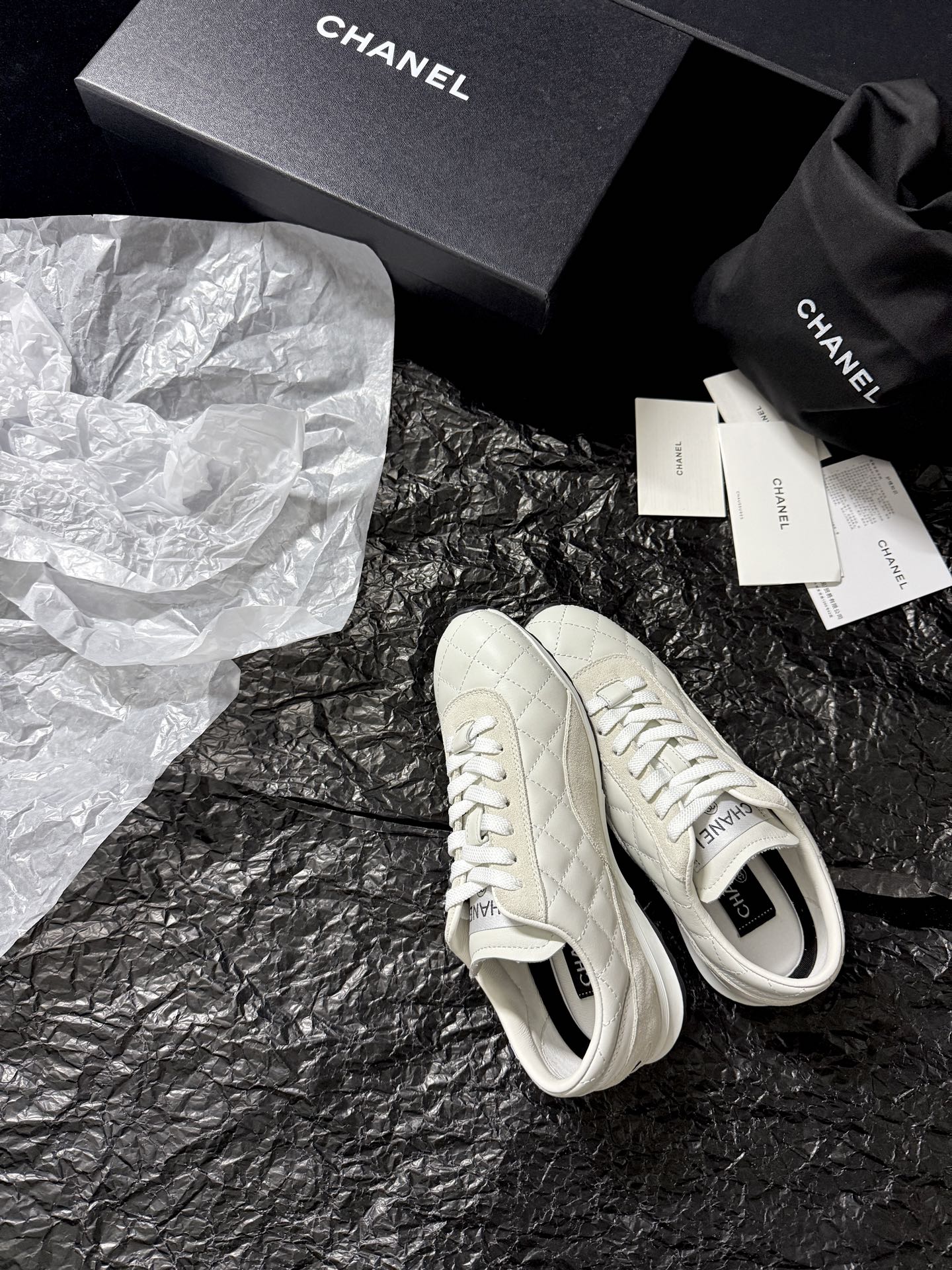 Chanel Quilted Pattern Shoes