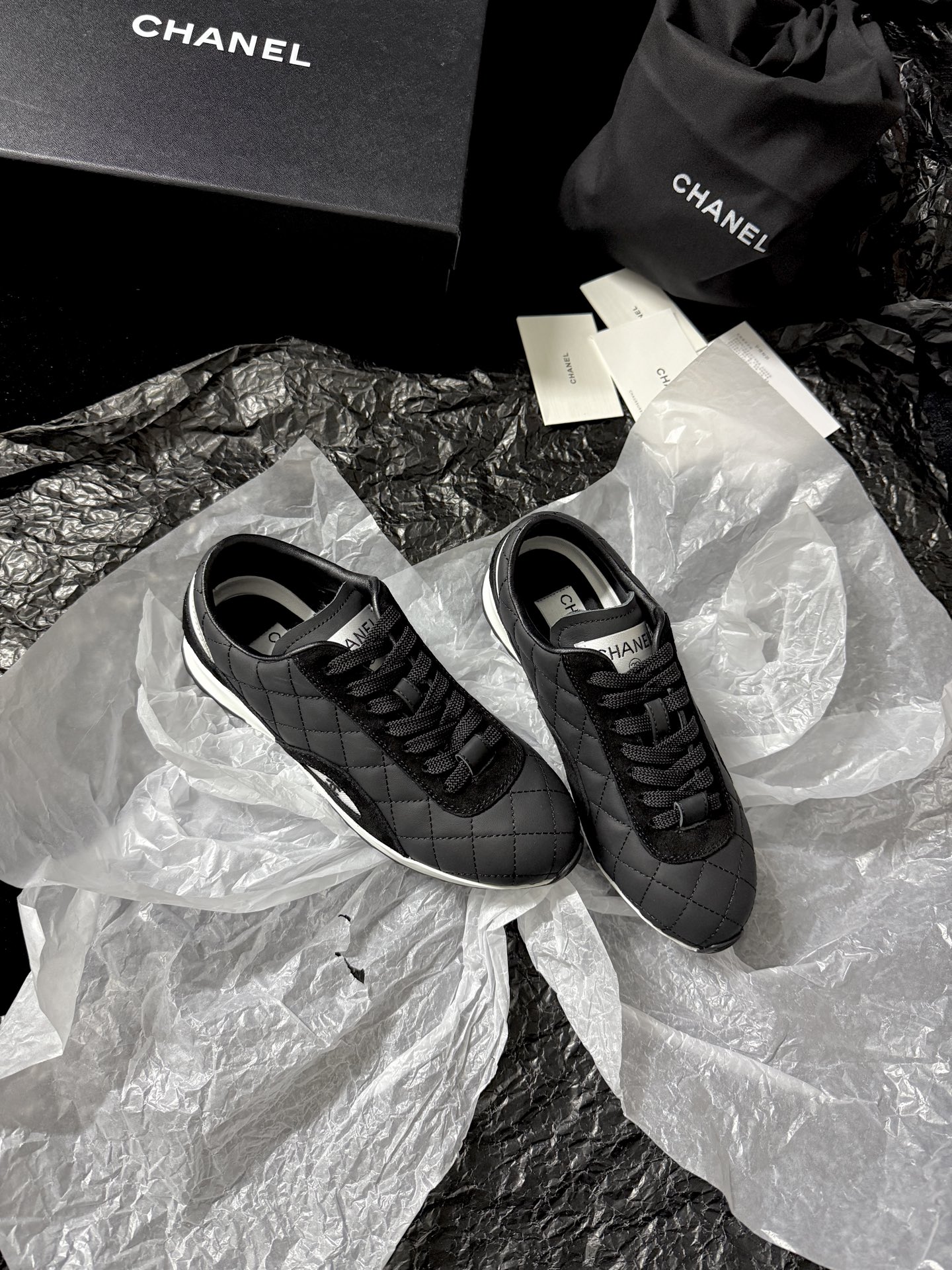 Chanel Quilted Pattern Shoes