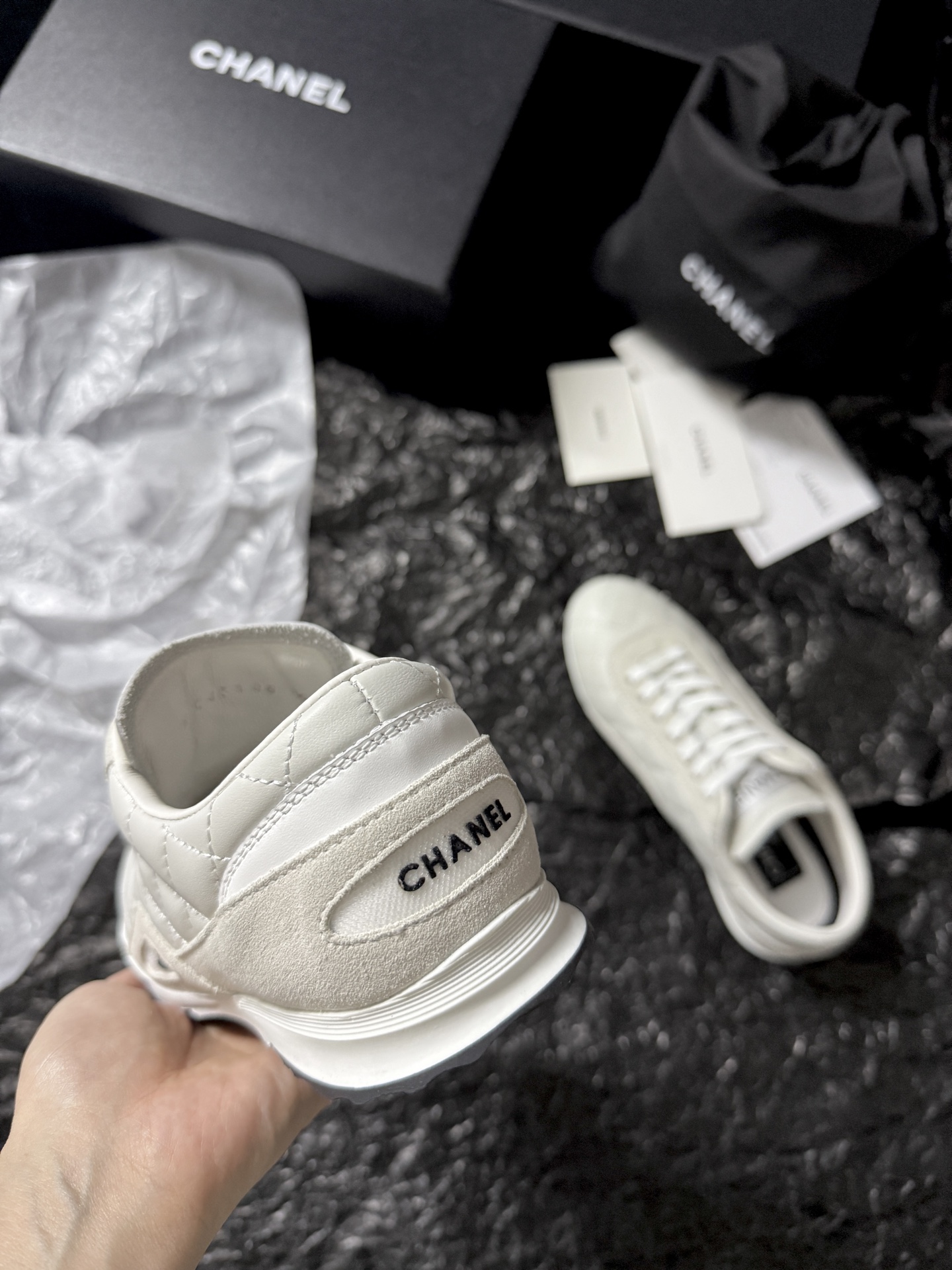 Chanel Quilted Pattern Shoes