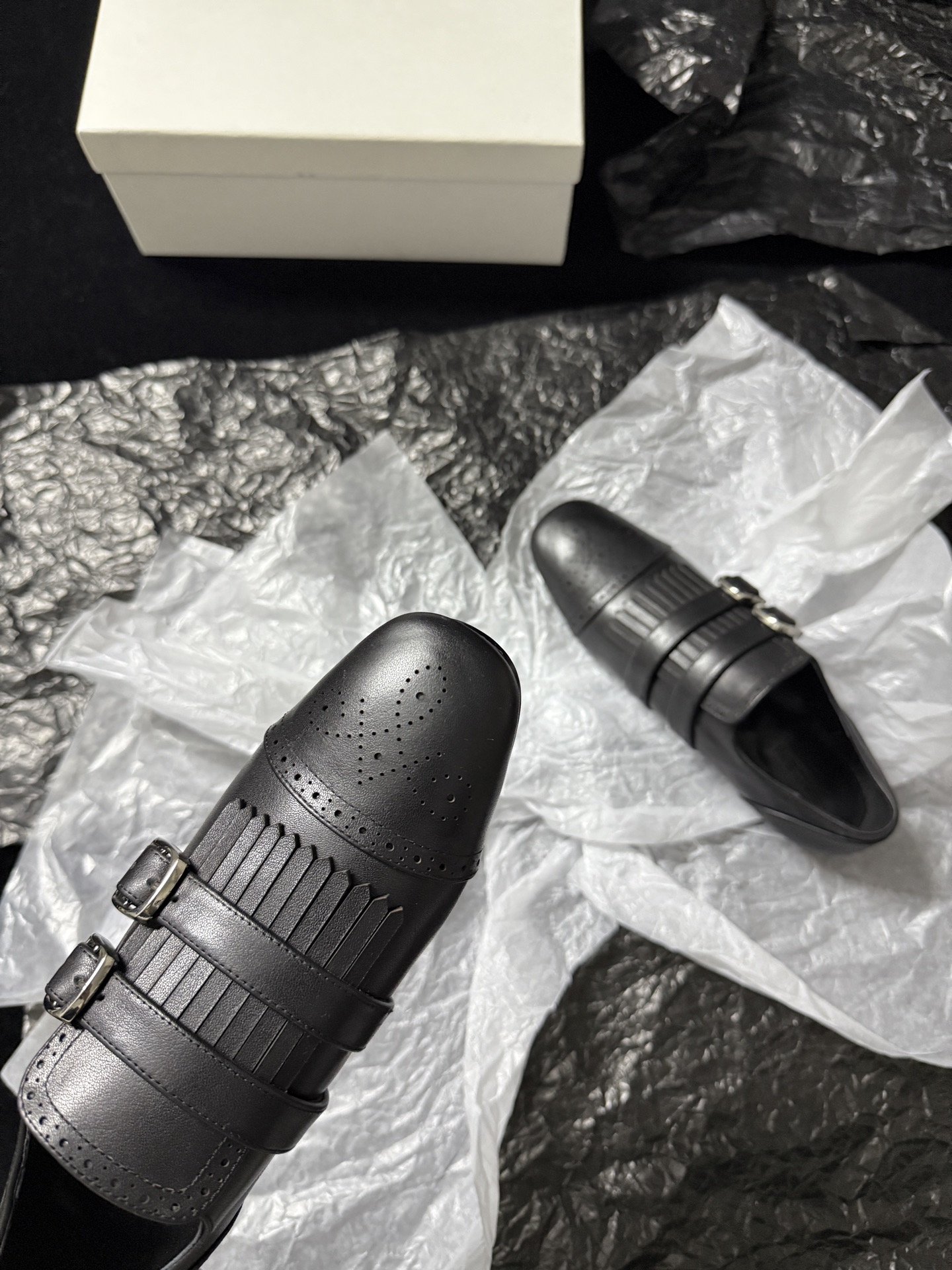 HIDEM 25AW New Arrival: Tassel Double-Buckle Loafer