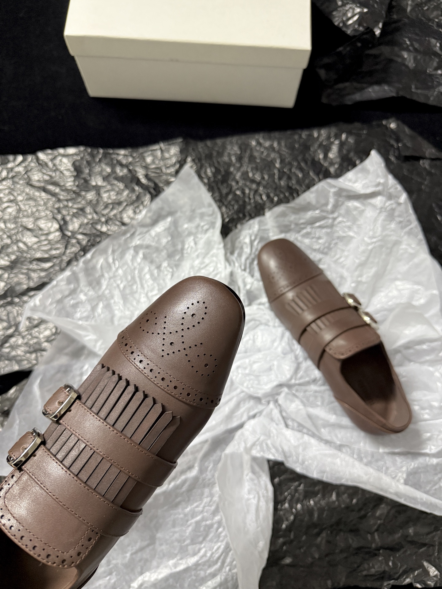 HIDEM 25AW New Arrival: Tassel Double-Buckle Loafer