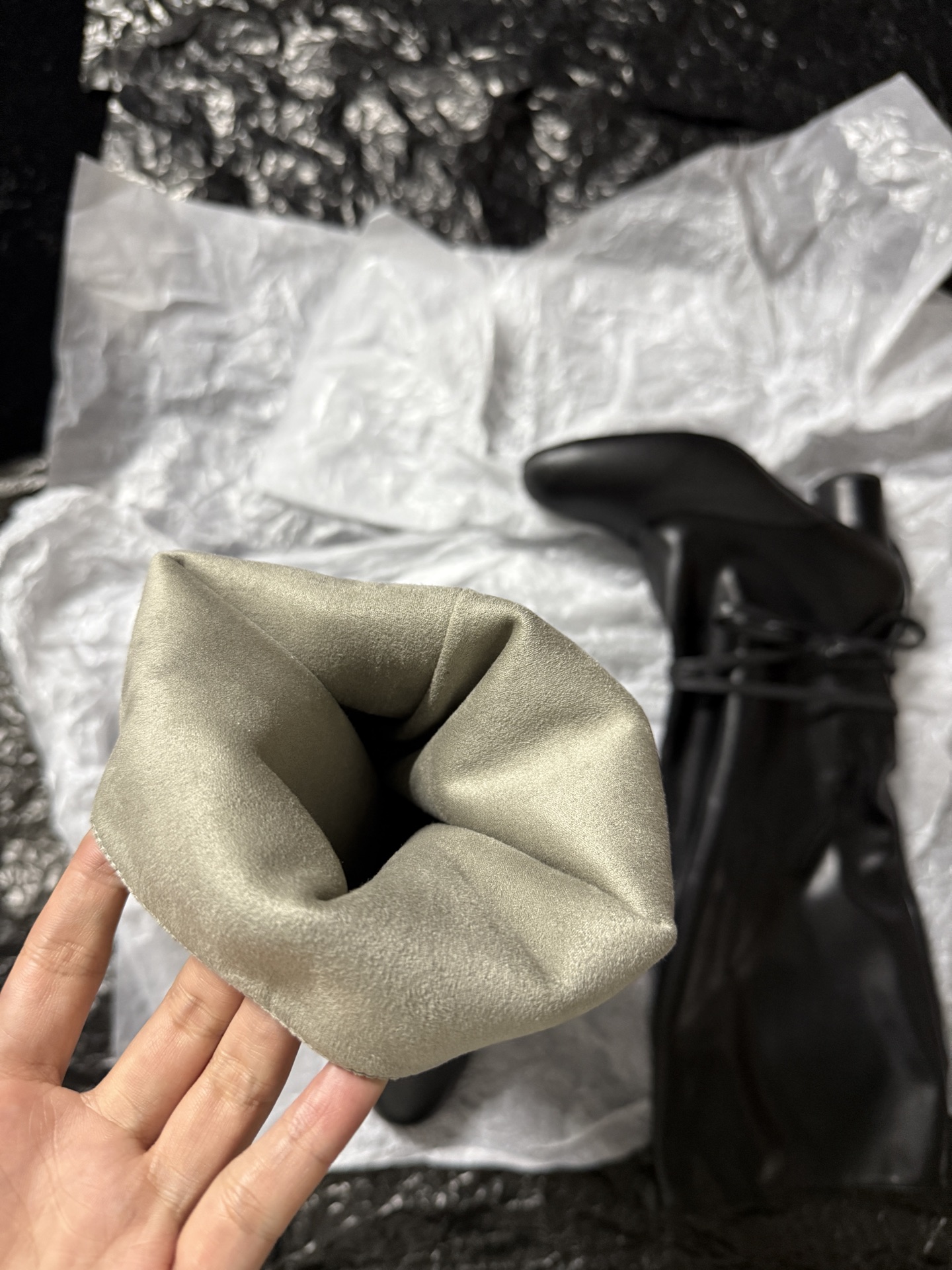 SOLESOPHY Soft Leather Mid-Calf Boots