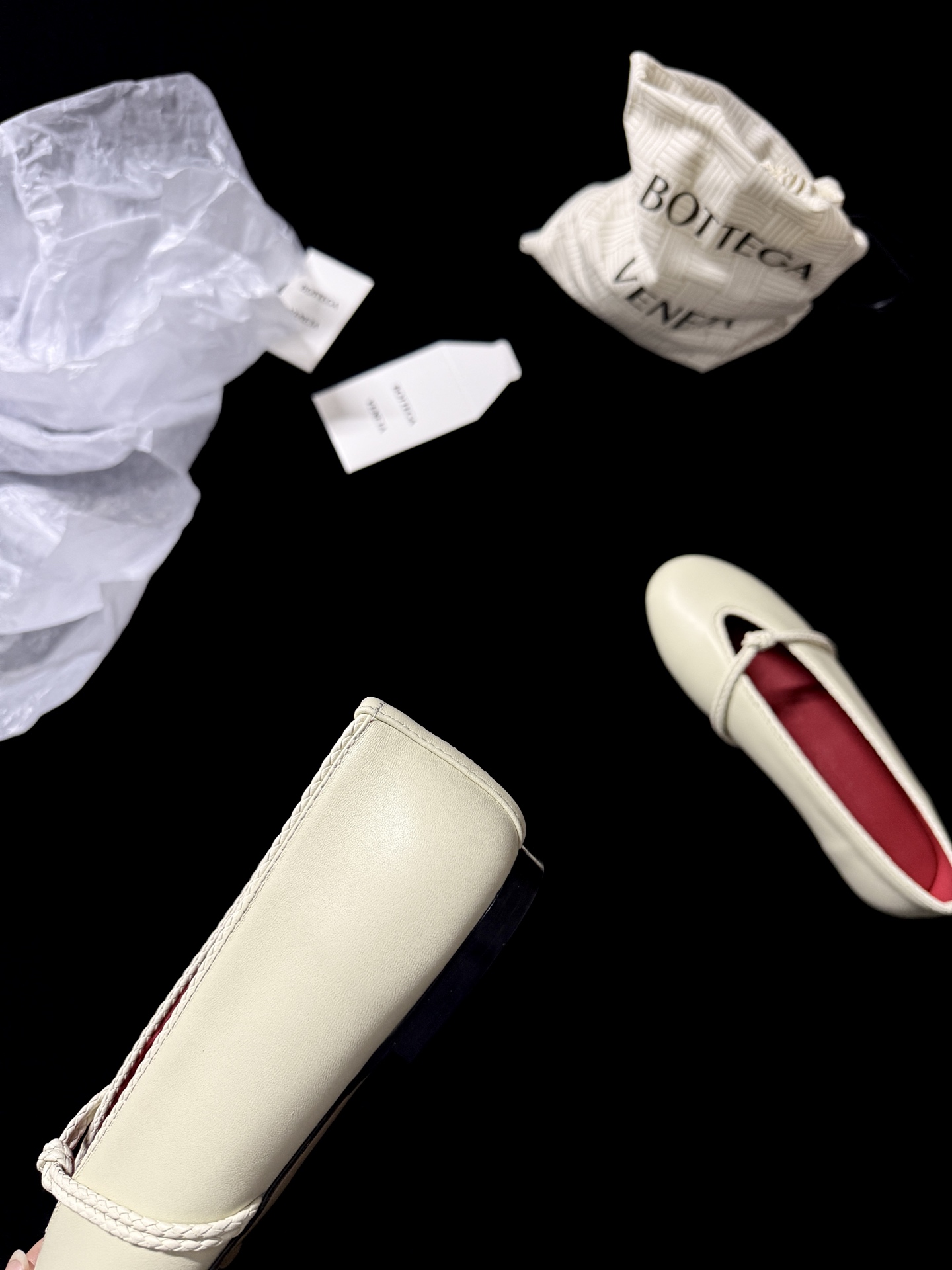 Bottega Veneta ballet flats