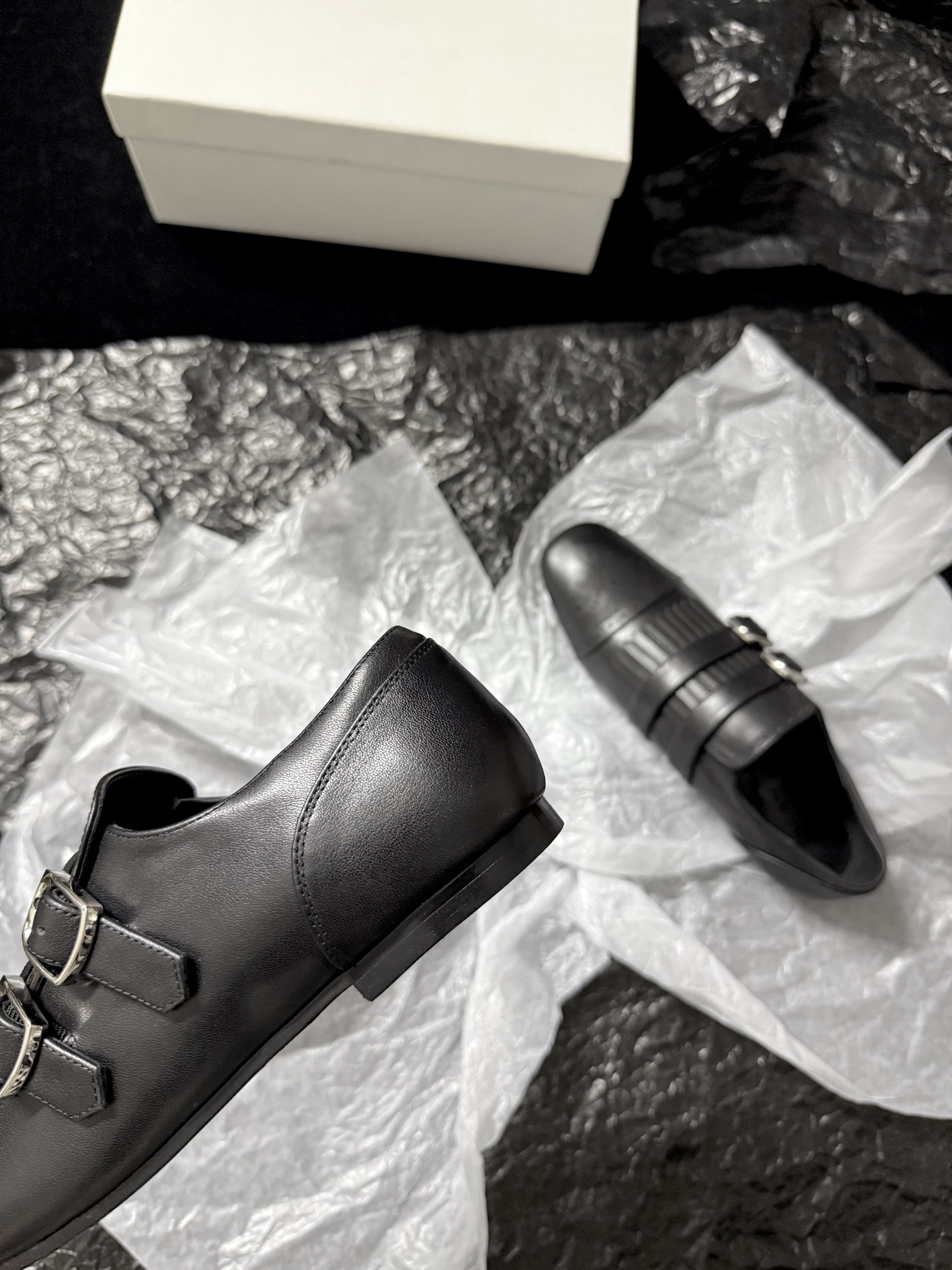 HIDEM 25AW New Arrival: Tassel Double-Buckle Loafer