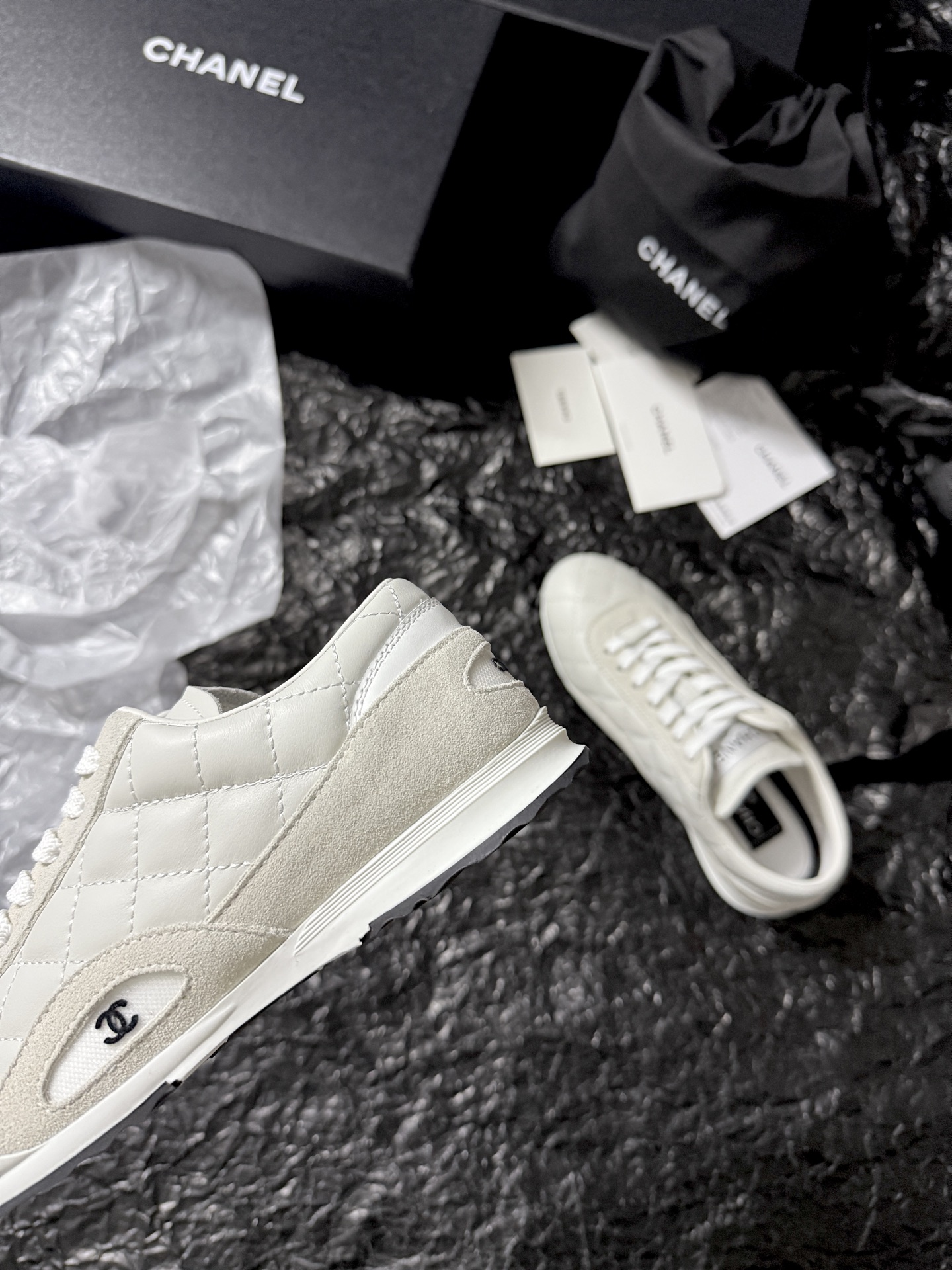 Chanel Quilted Pattern Shoes