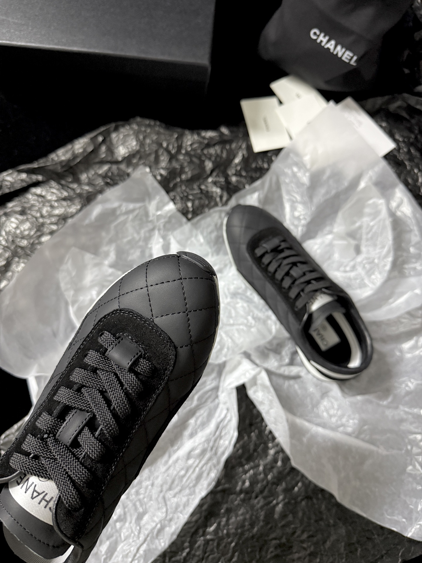 Chanel Quilted Pattern Shoes