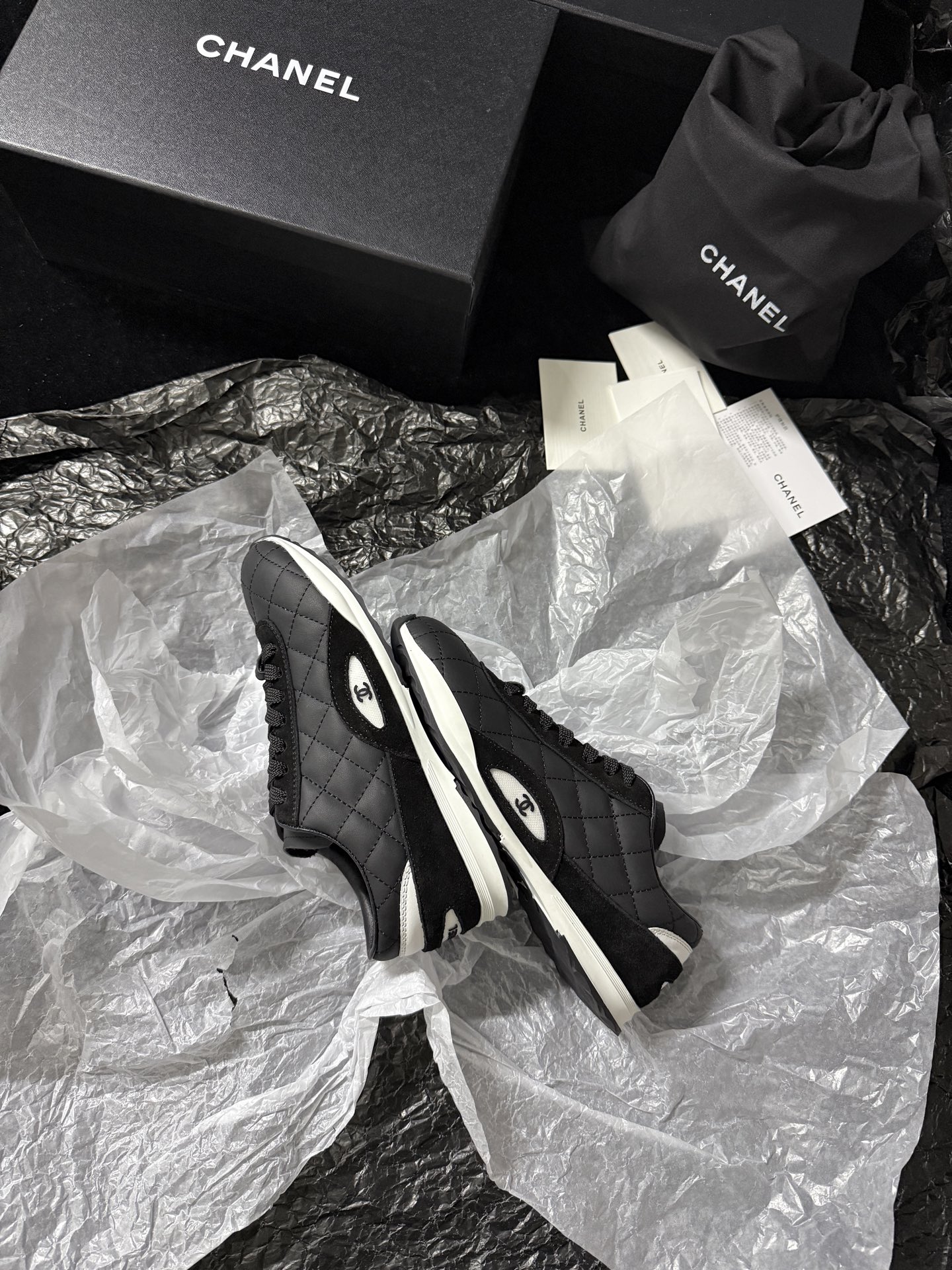 Chanel Quilted Pattern Shoes