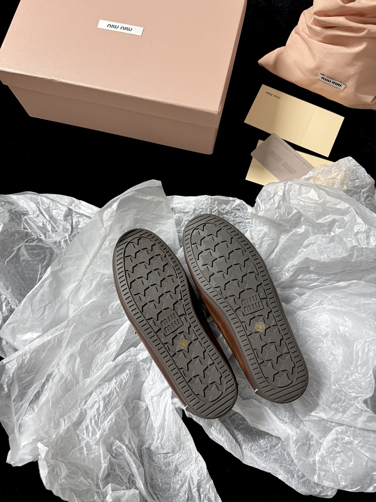 Miu Miu Plush Loafer Flats