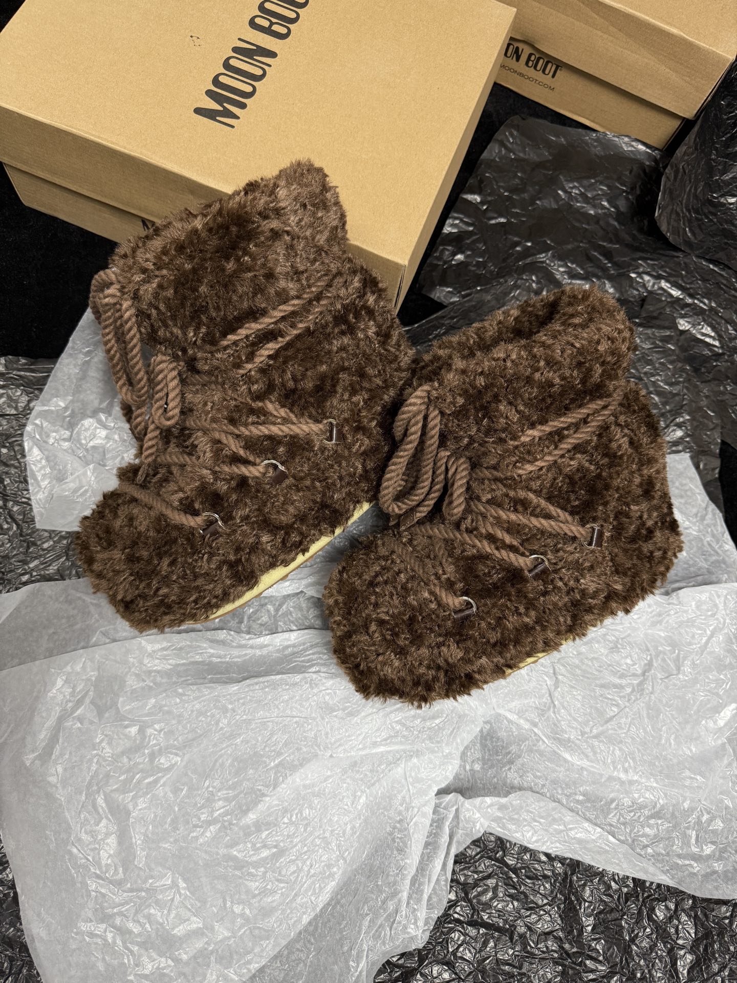 Moon Boot Plush Snow Boots